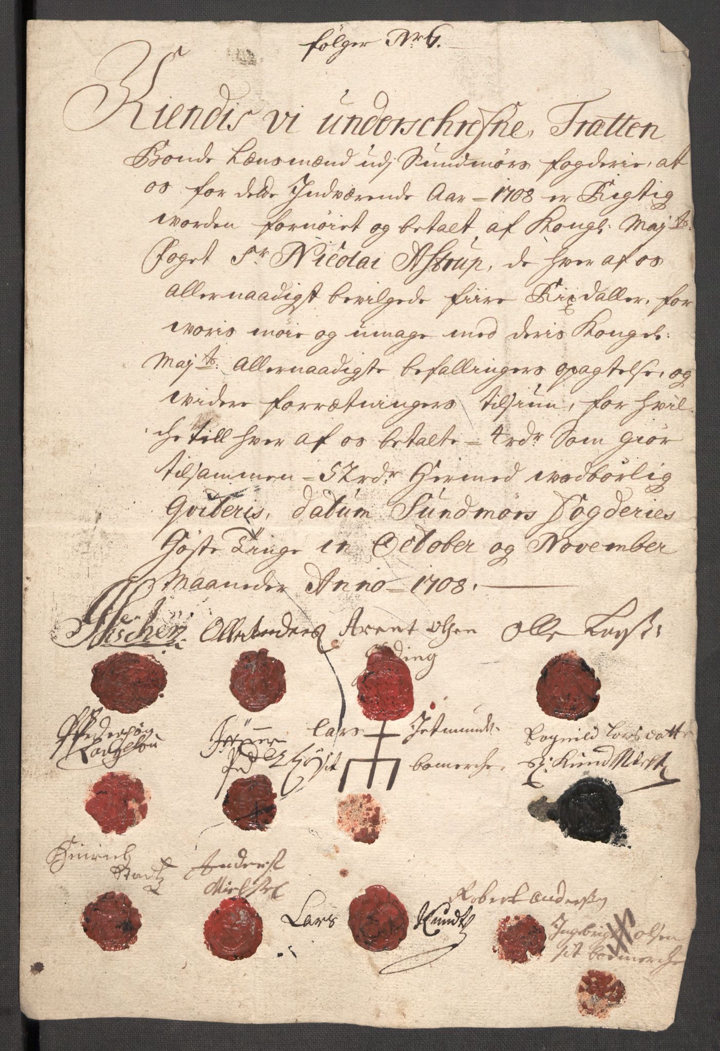 Rentekammeret inntil 1814, Reviderte regnskaper, Fogderegnskap, AV/RA-EA-4092/R54/L3562: Fogderegnskap Sunnmøre, 1708-1709, p. 136