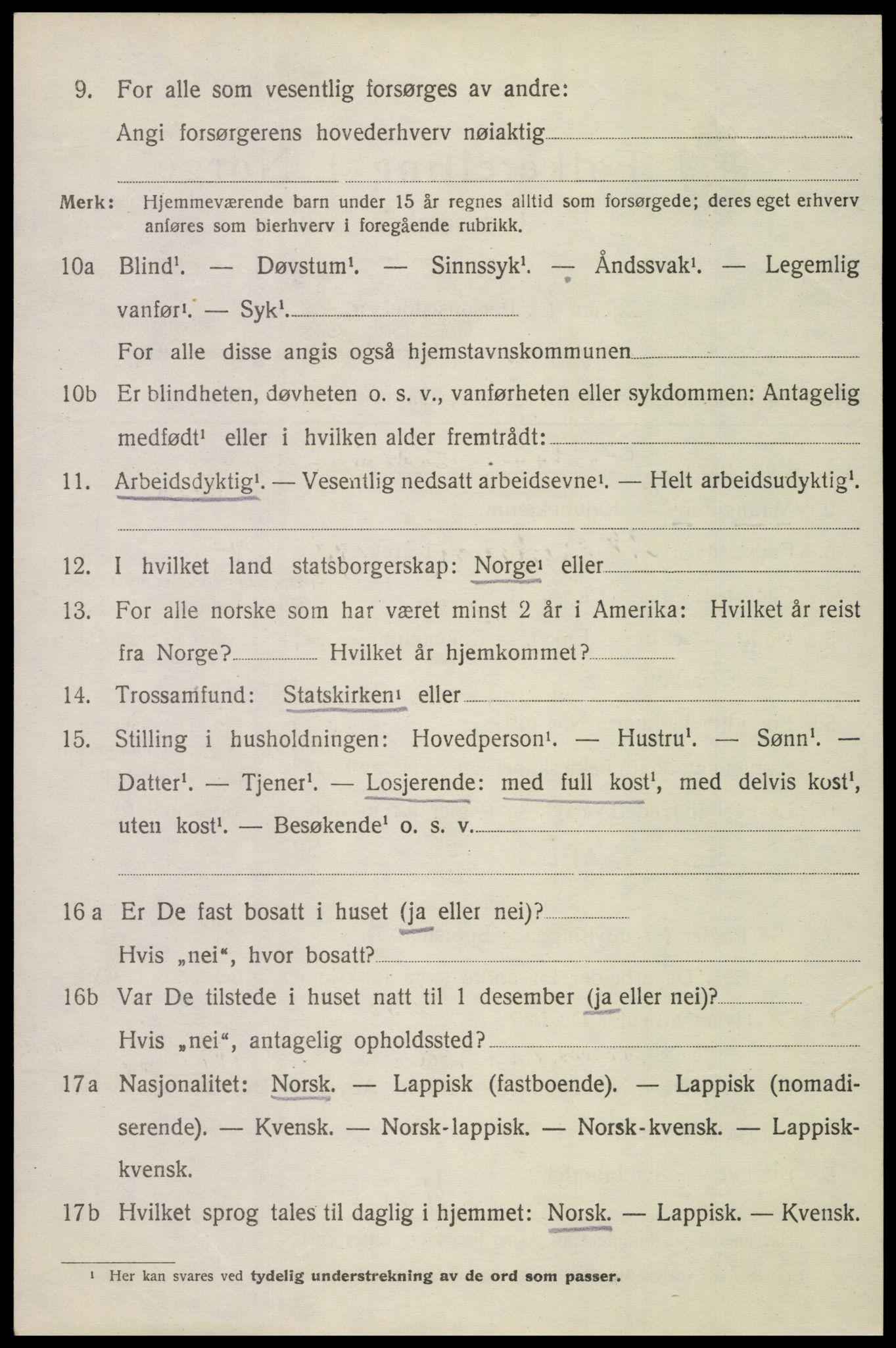 SAT, 1920 census for Bodin, 1920, p. 8429