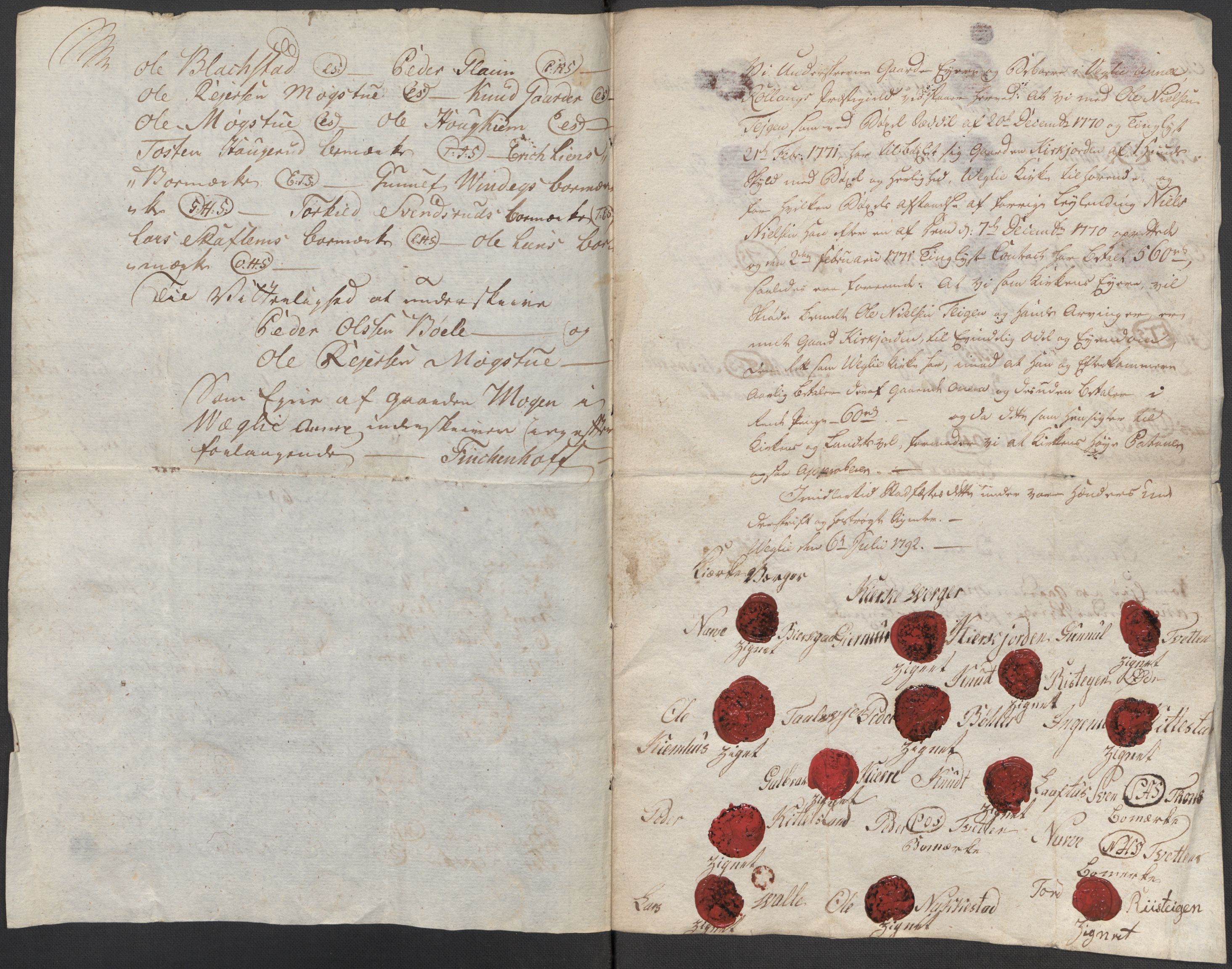 Riksarkivets diplomsamling, AV/RA-EA-5965/F15/L0018: Prestearkiv - Buskerud, 1764-1814, p. 220