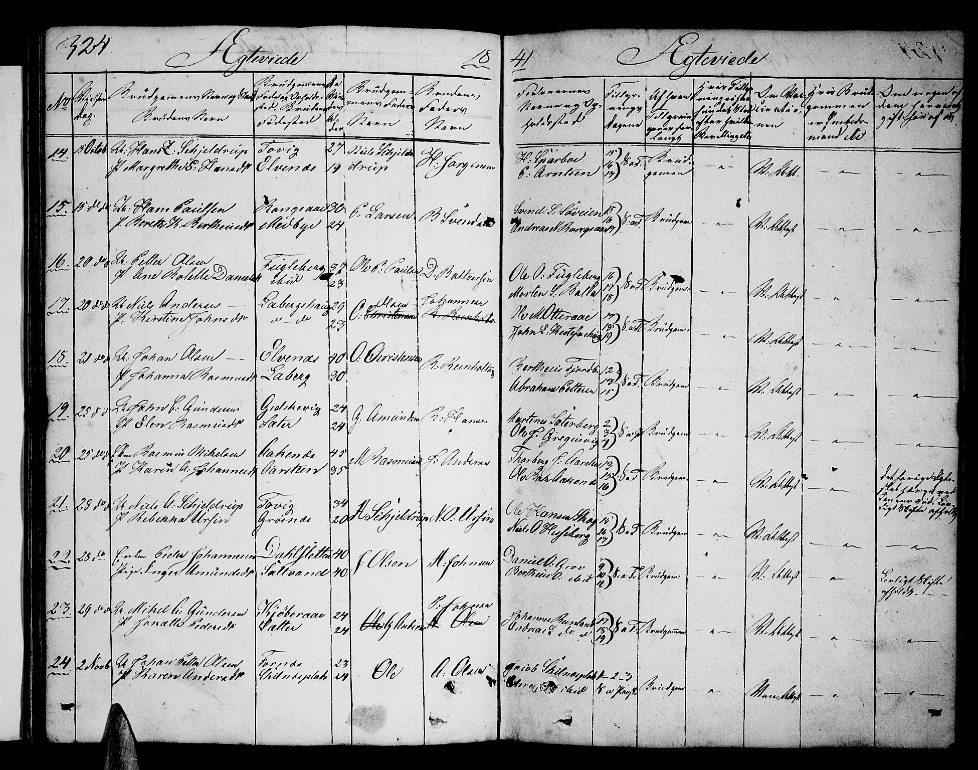 Ibestad sokneprestembete, AV/SATØ-S-0077/H/Ha/Hab/L0003klokker: Parish register (copy) no. 3, 1833-1852, p. 324