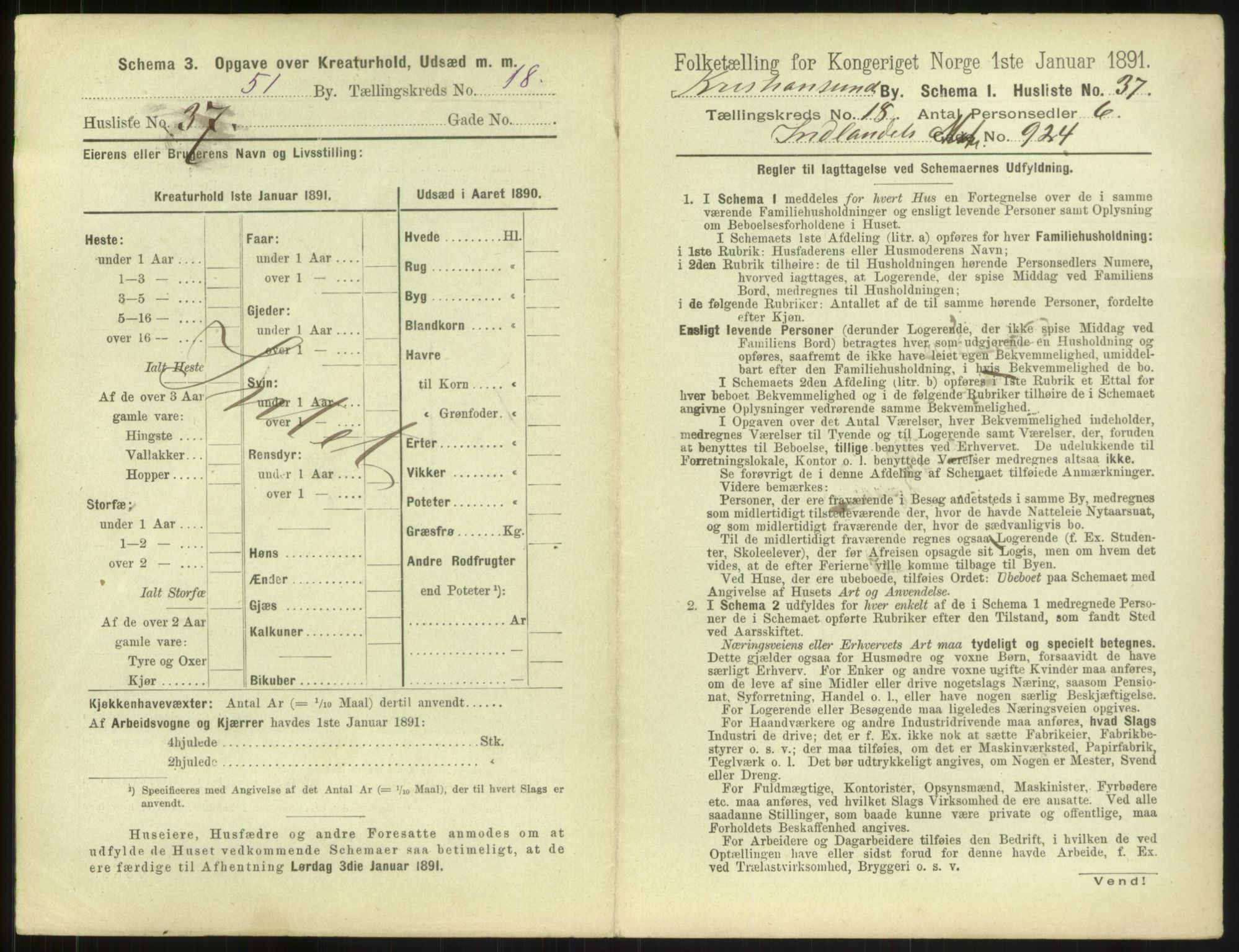 RA, 1891 census for 1503 Kristiansund, 1891, p. 1926