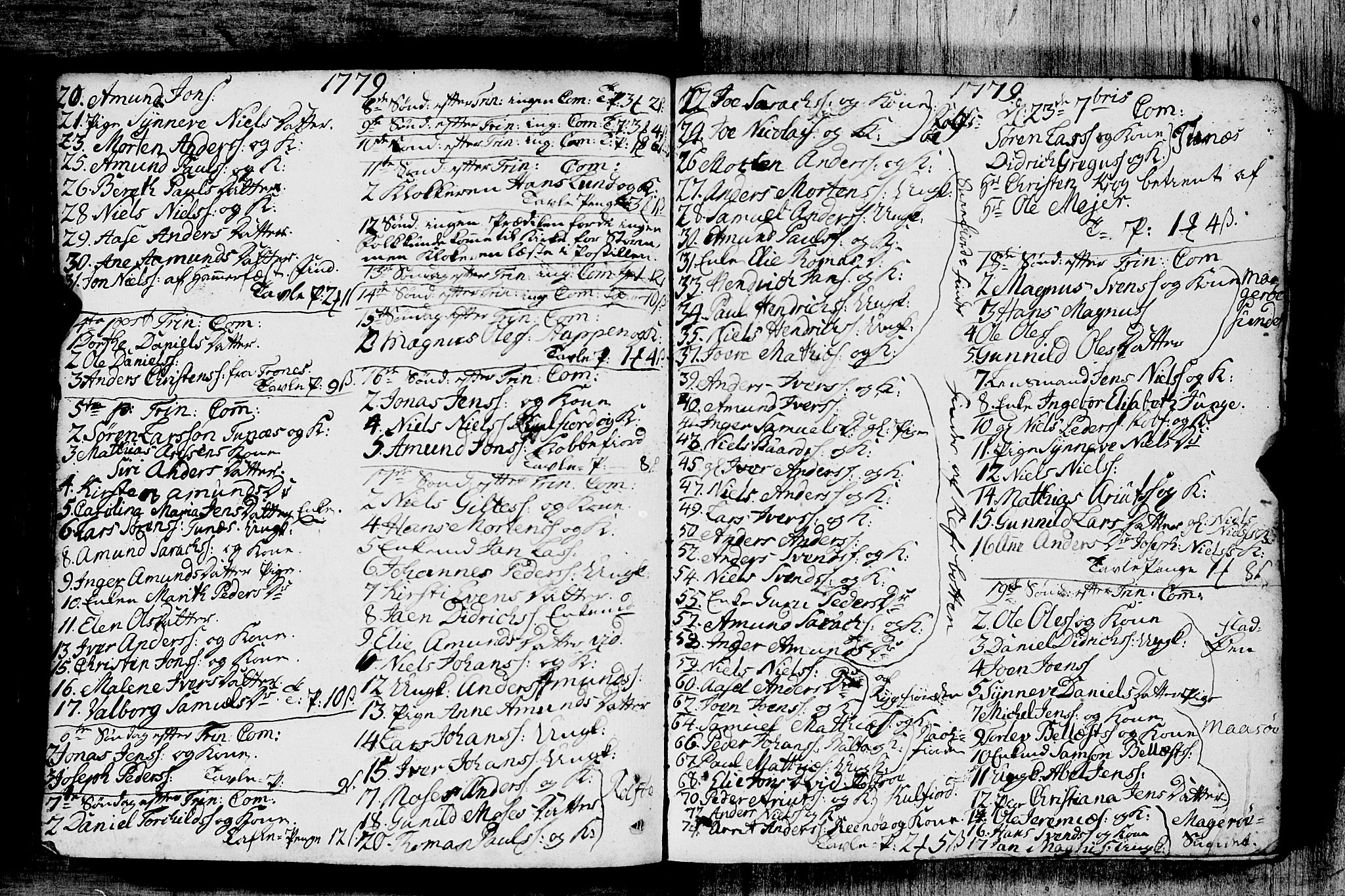 Måsøy sokneprestkontor, AV/SATØ-S-1348/B/L0026: Communicants register no. 26 (1), 1749-1804