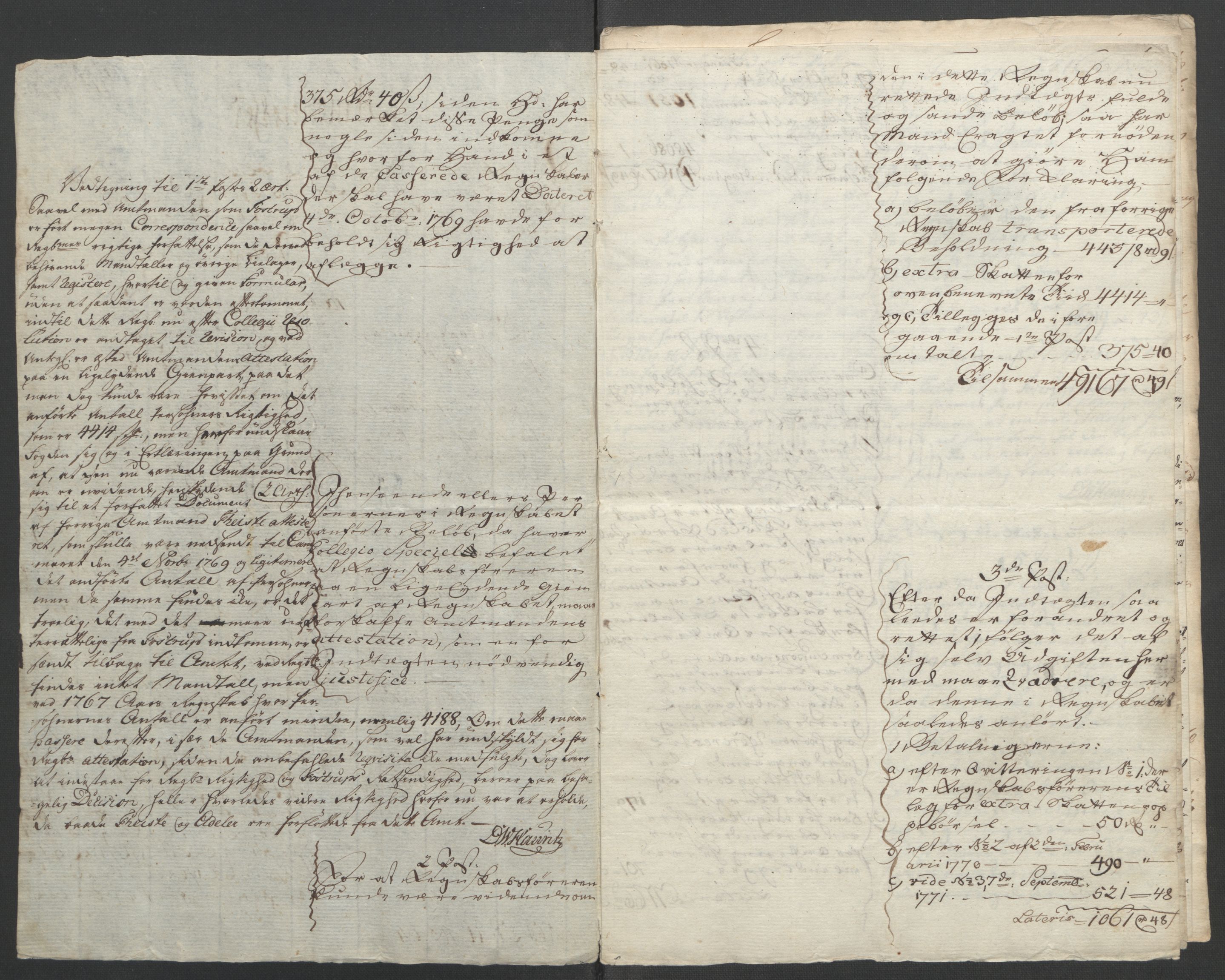 Rentekammeret inntil 1814, Reviderte regnskaper, Fogderegnskap, RA/EA-4092/R45/L2704: Ekstraskatten Lista og Mandal, 1762-1768, p. 371