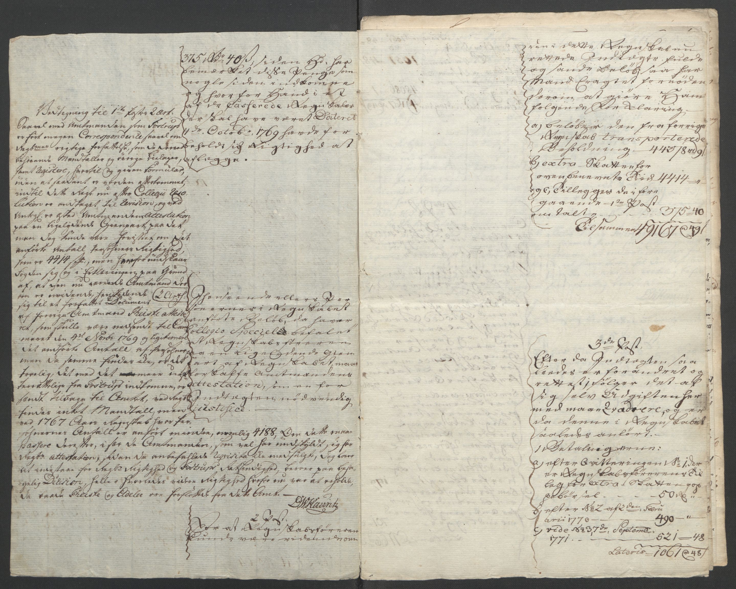 Rentekammeret inntil 1814, Reviderte regnskaper, Fogderegnskap, AV/RA-EA-4092/R45/L2704: Ekstraskatten Lista og Mandal, 1762-1768, p. 371