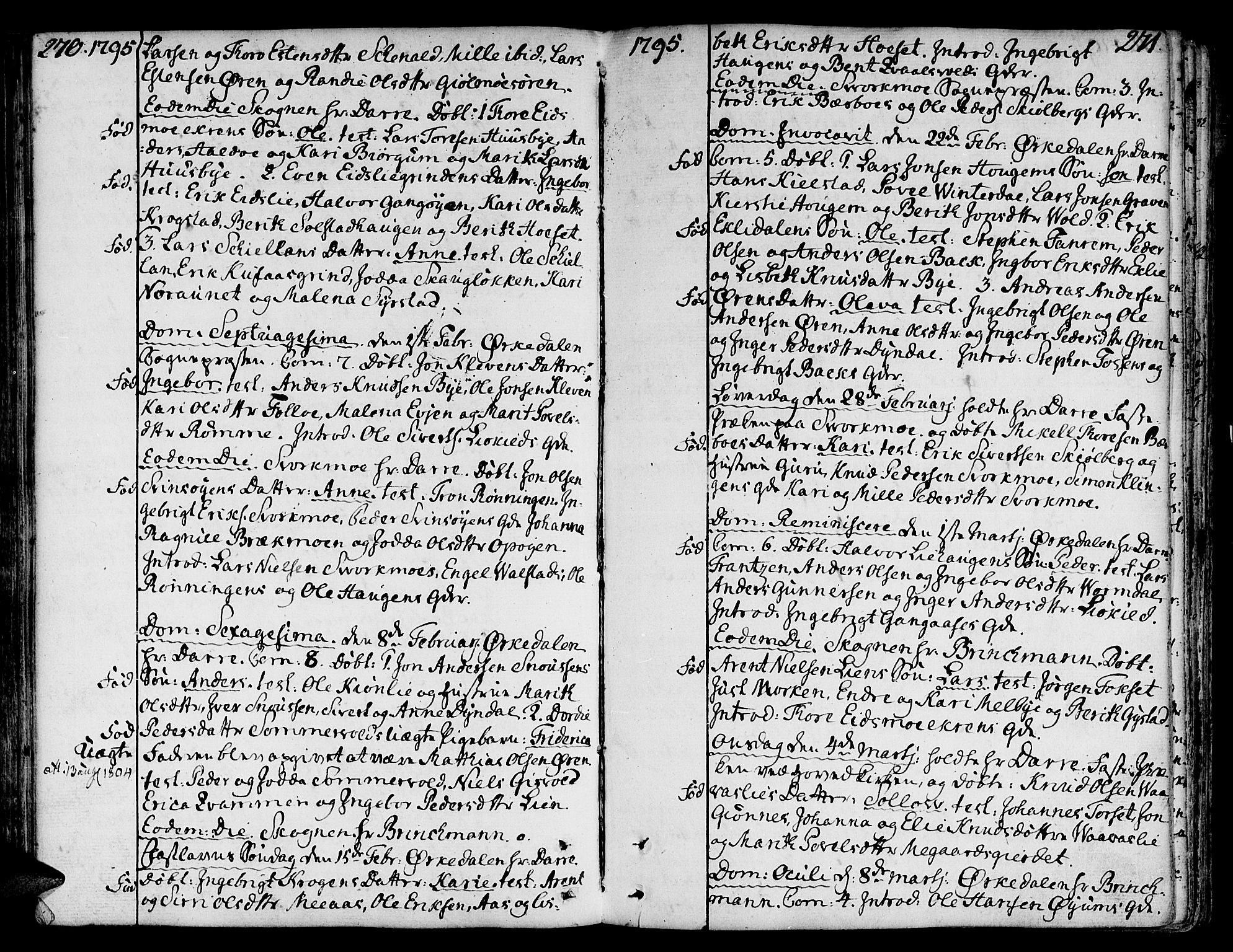 Ministerialprotokoller, klokkerbøker og fødselsregistre - Sør-Trøndelag, SAT/A-1456/668/L0802: Parish register (official) no. 668A02, 1776-1799, p. 270-271