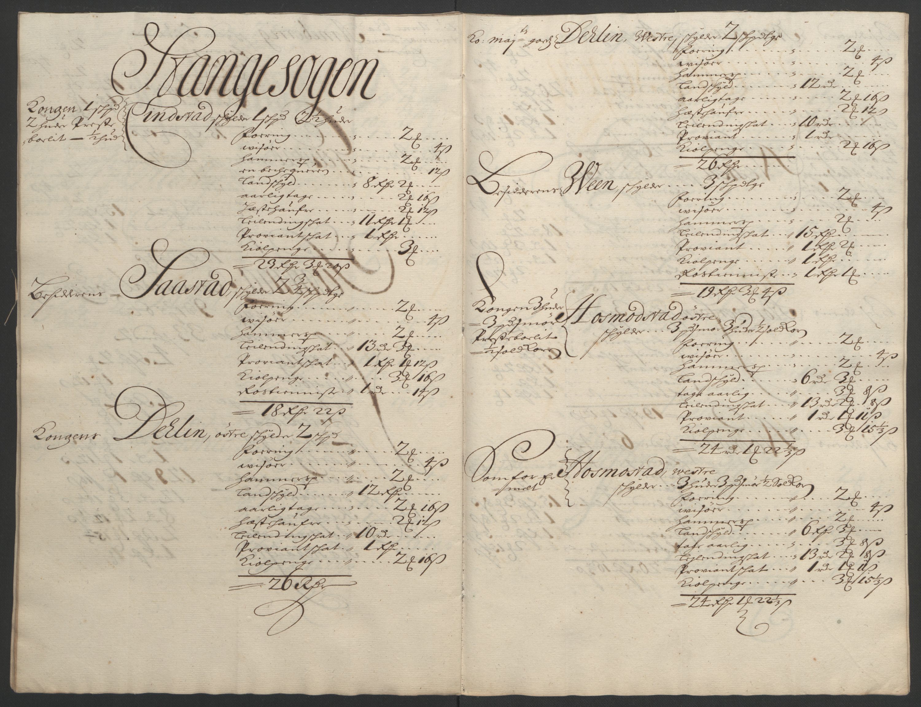 Rentekammeret inntil 1814, Reviderte regnskaper, Fogderegnskap, RA/EA-4092/R16/L1036: Fogderegnskap Hedmark, 1695-1696, p. 130
