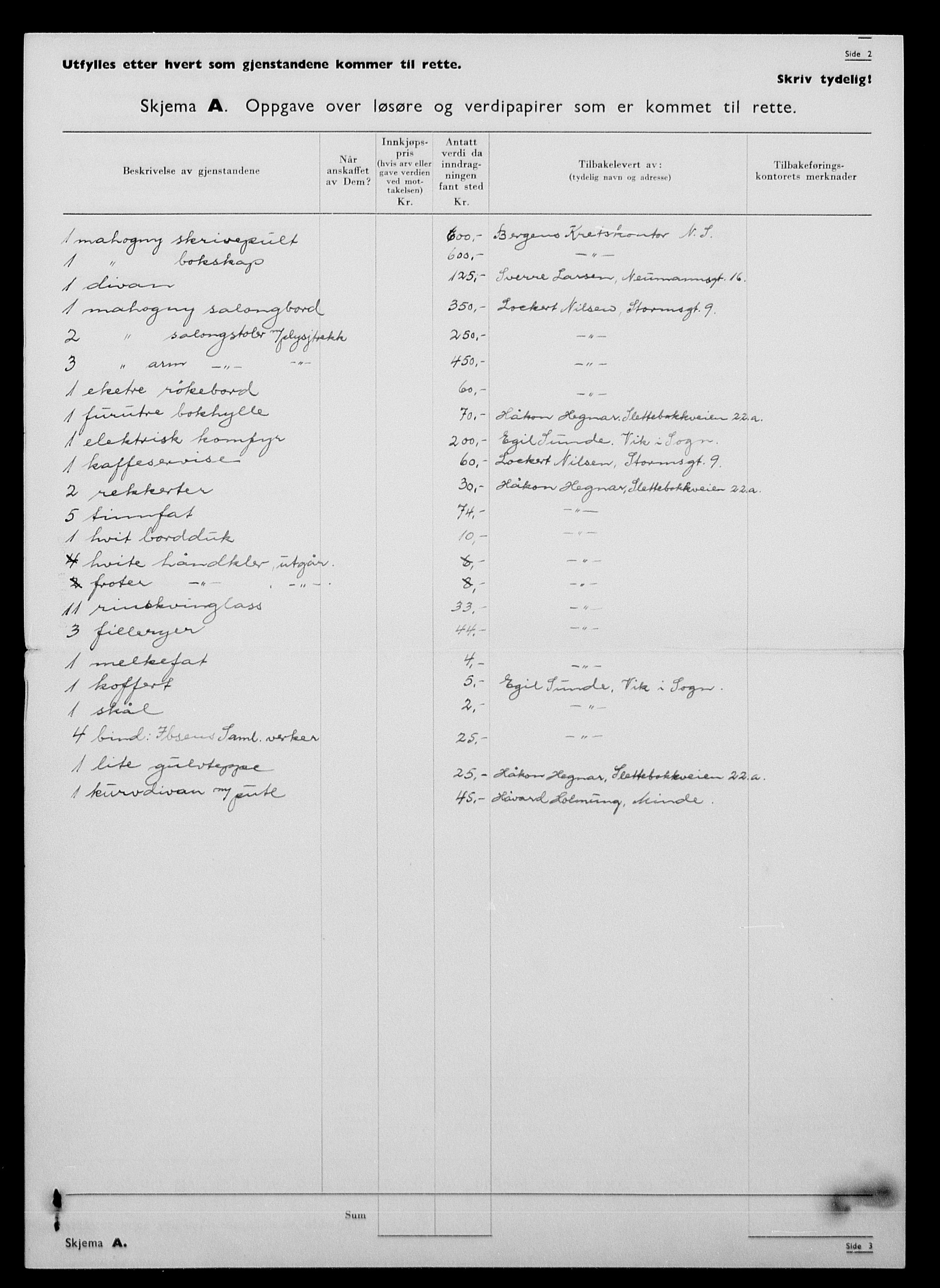 Justisdepartementet, Tilbakeføringskontoret for inndratte formuer, AV/RA-S-1564/H/Hc/Hcd/L1007: --, 1945-1947, p. 491