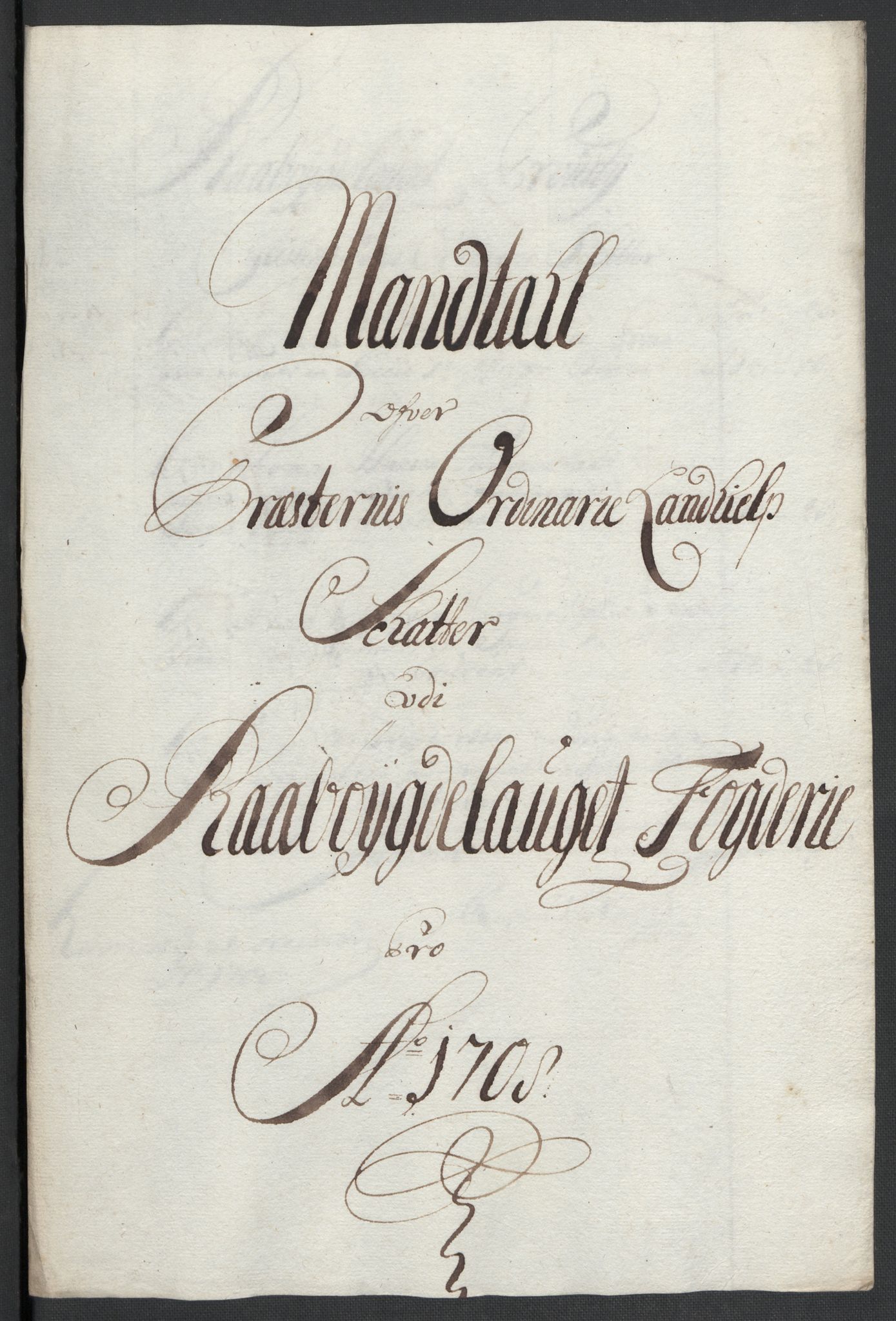 Rentekammeret inntil 1814, Reviderte regnskaper, Fogderegnskap, AV/RA-EA-4092/R40/L2448: Fogderegnskap Råbyggelag, 1706-1708, p. 332