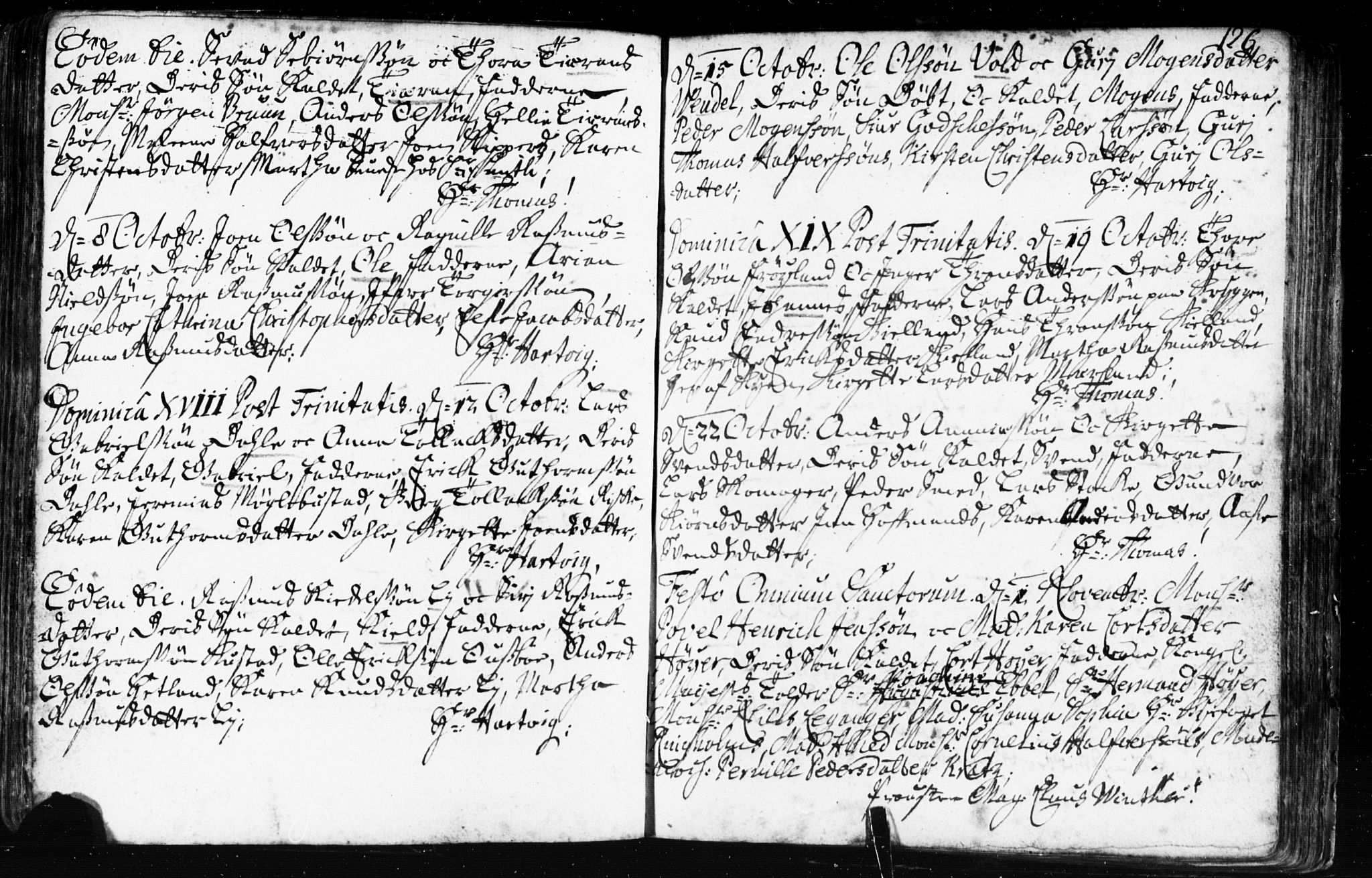 Domkirken sokneprestkontor, AV/SAST-A-101812/001/30/30BB/L0002: Parish register (copy) no. B 2, 1714-1733, p. 126