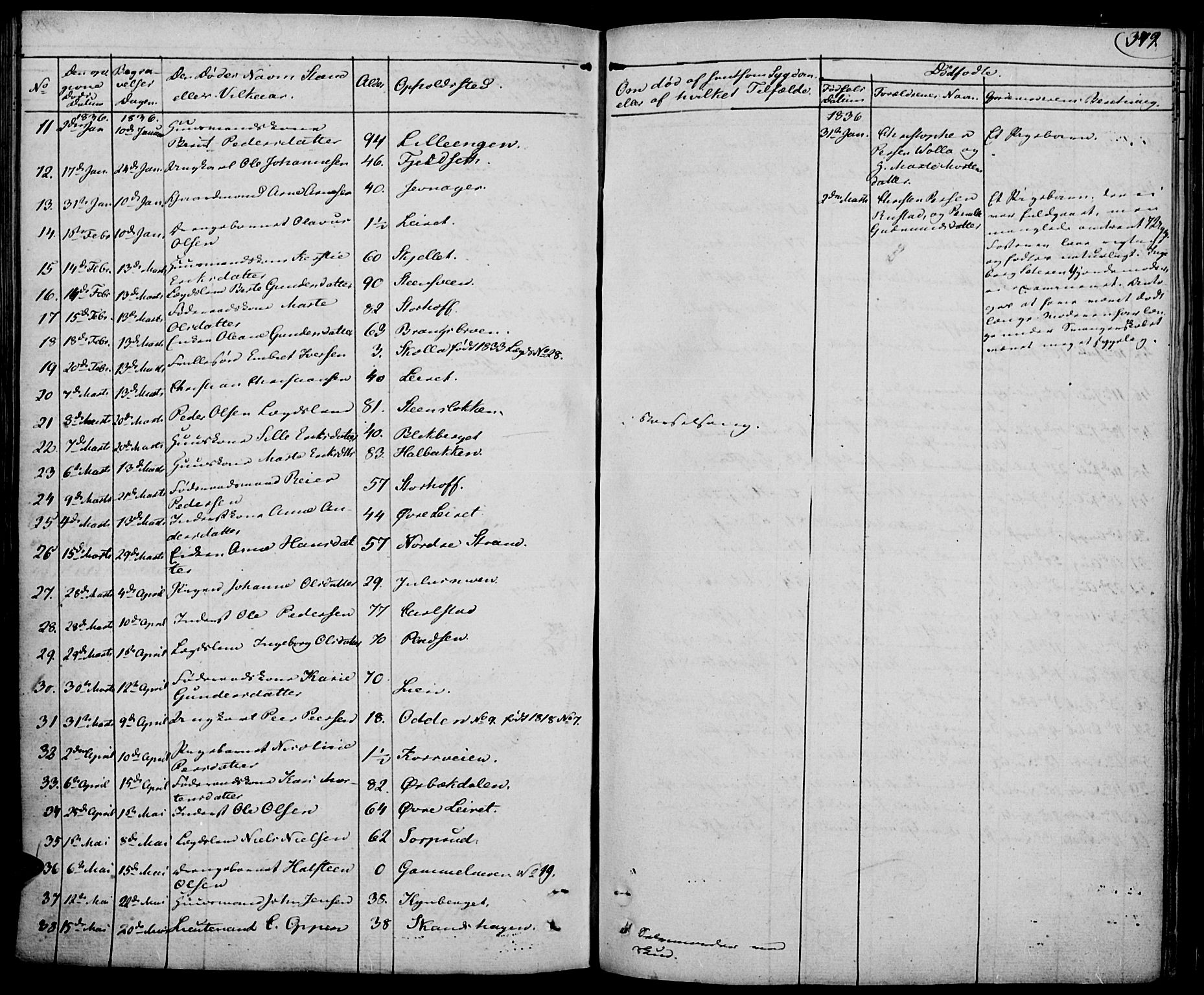 Elverum prestekontor, AV/SAH-PREST-044/H/Ha/Haa/L0008: Parish register (official) no. 8, 1830-1842, p. 349