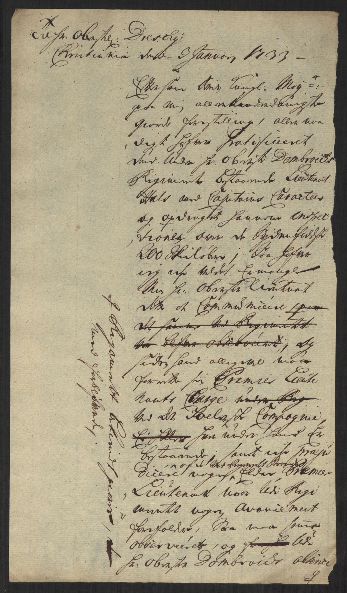 Kommanderende general (KG I) med Det norske krigsdirektorium, AV/RA-EA-5419/B/L0013: Kommanderende generals konsepter, 1730-1733, p. 535