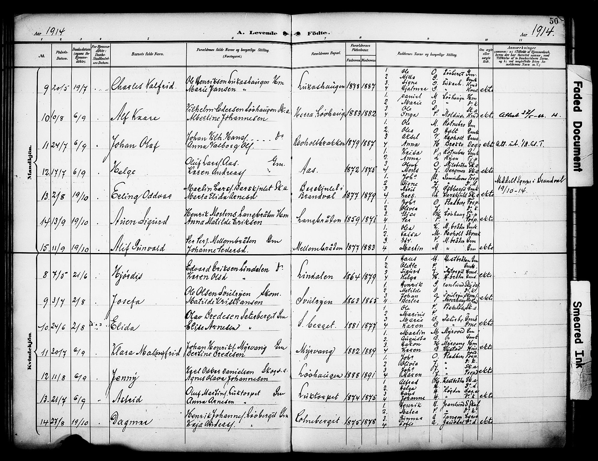 Grue prestekontor, SAH/PREST-036/H/Ha/Haa/L0014: Parish register (official) no. 14, 1898-1915, p. 50