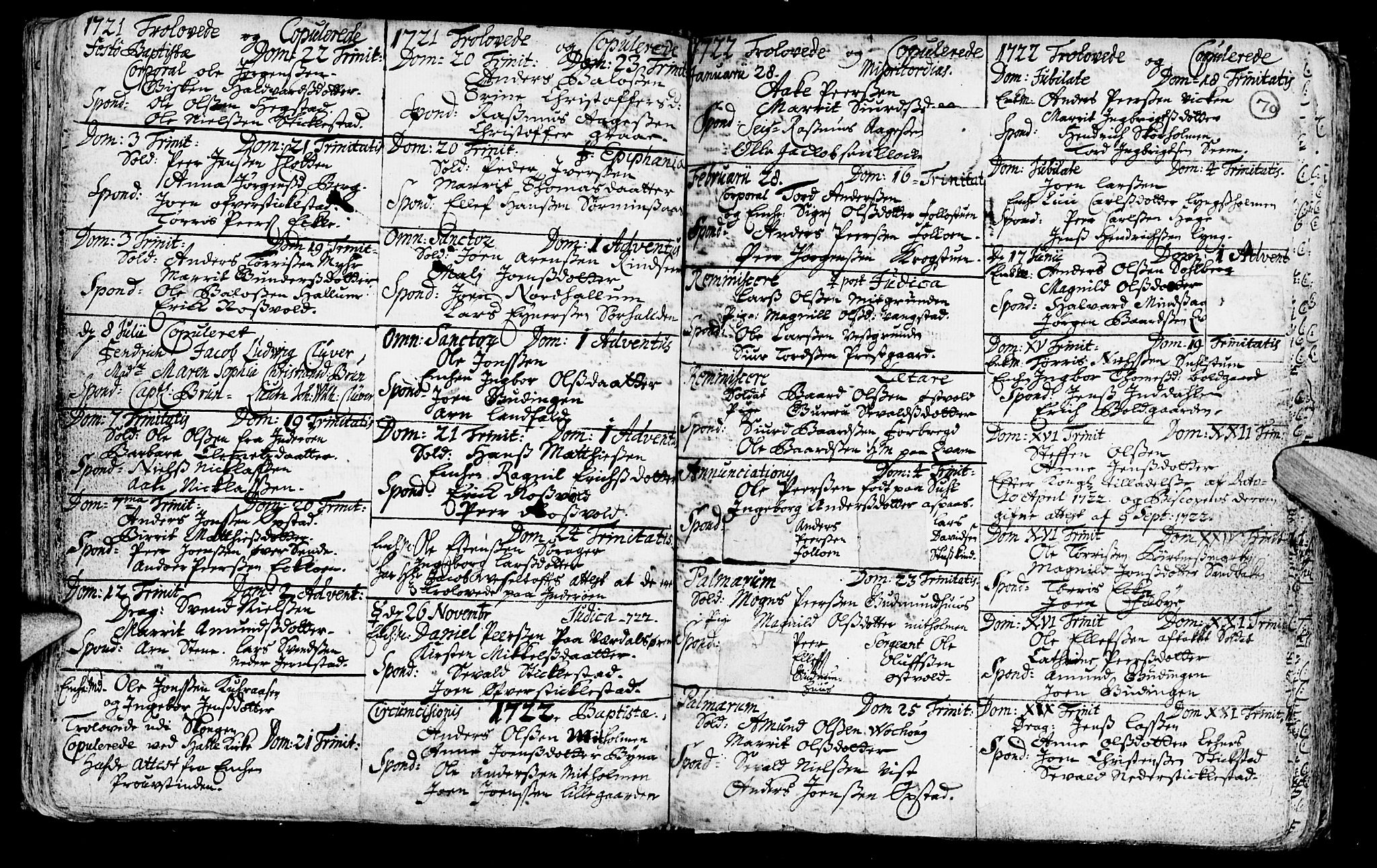 Ministerialprotokoller, klokkerbøker og fødselsregistre - Nord-Trøndelag, SAT/A-1458/723/L0230: Parish register (official) no. 723A01, 1705-1747, p. 70