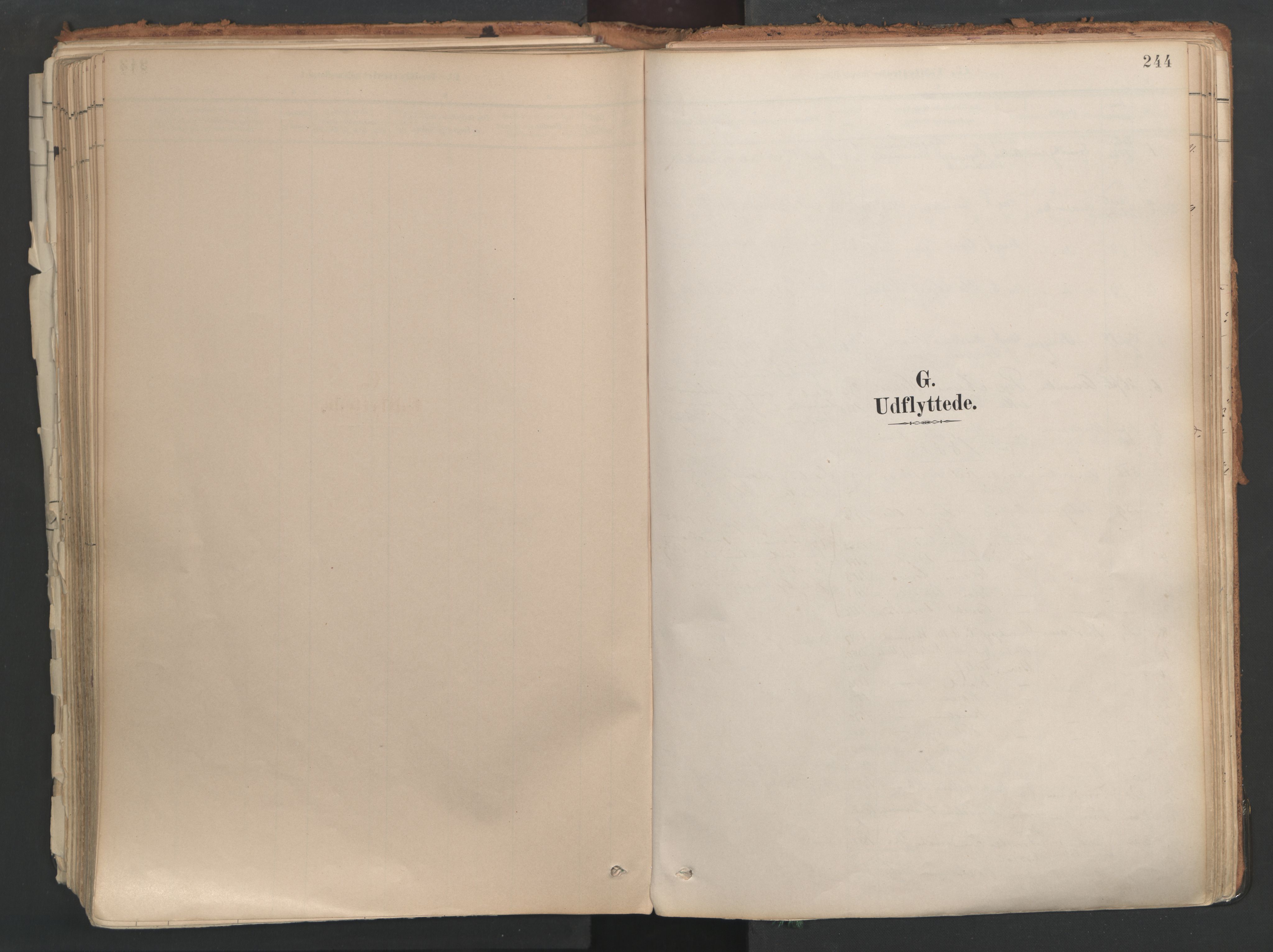 Ministerialprotokoller, klokkerbøker og fødselsregistre - Møre og Romsdal, SAT/A-1454/558/L0692: Parish register (official) no. 558A06, 1887-1971, p. 244