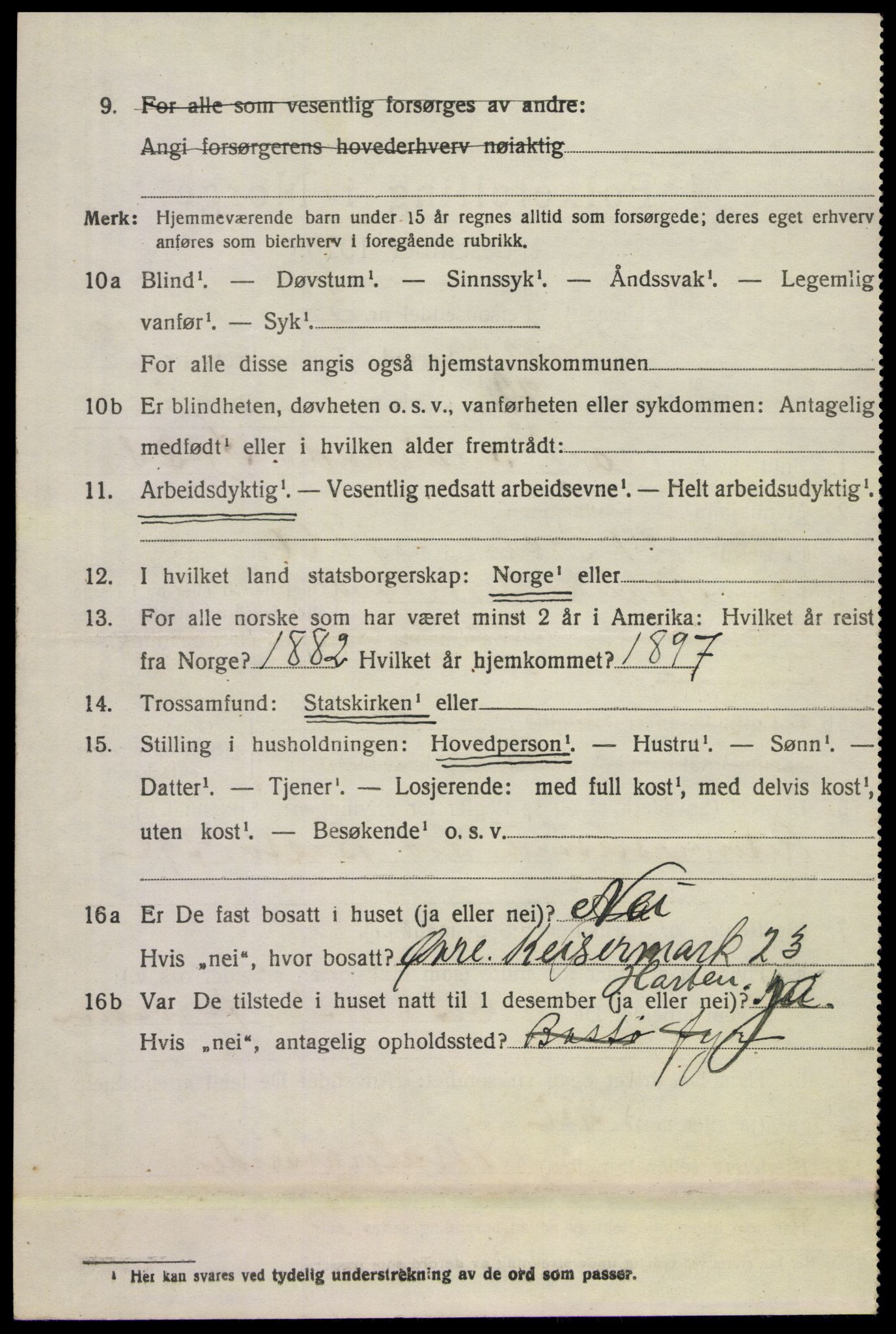 SAKO, 1920 census for Borre, 1920, p. 2625