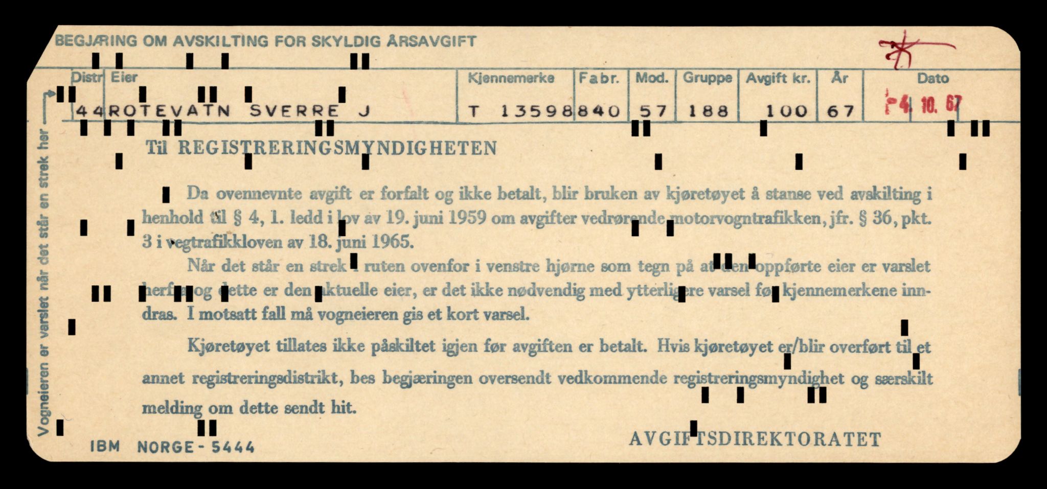 Møre og Romsdal vegkontor - Ålesund trafikkstasjon, AV/SAT-A-4099/F/Fe/L0040: Registreringskort for kjøretøy T 13531 - T 13709, 1927-1998, p. 1200