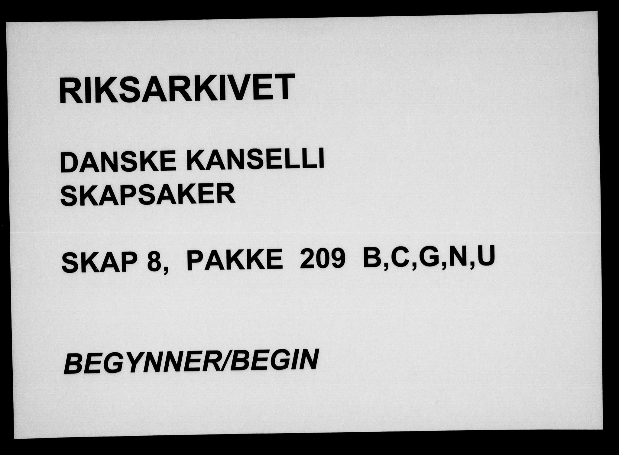 Danske Kanselli, Skapsaker, AV/RA-EA-4061/F/L0021: Skap 8, pakke 198-209, 1720-1734, p. 358