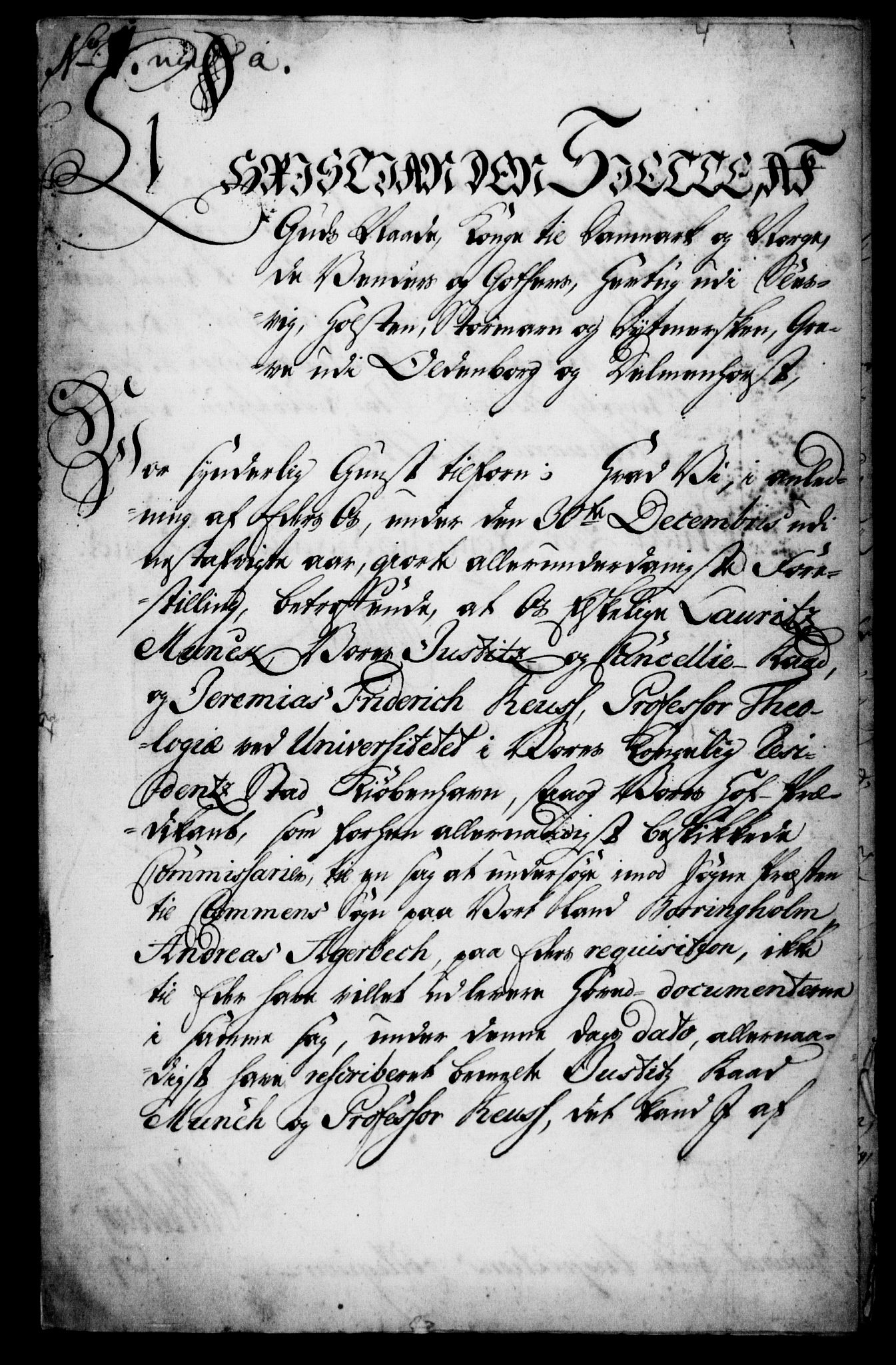 Generalkirkeinspektionskollegiet, DRA/A-0008/F4-06/F4-06-14: Protokollerede indkomne sager, 1745