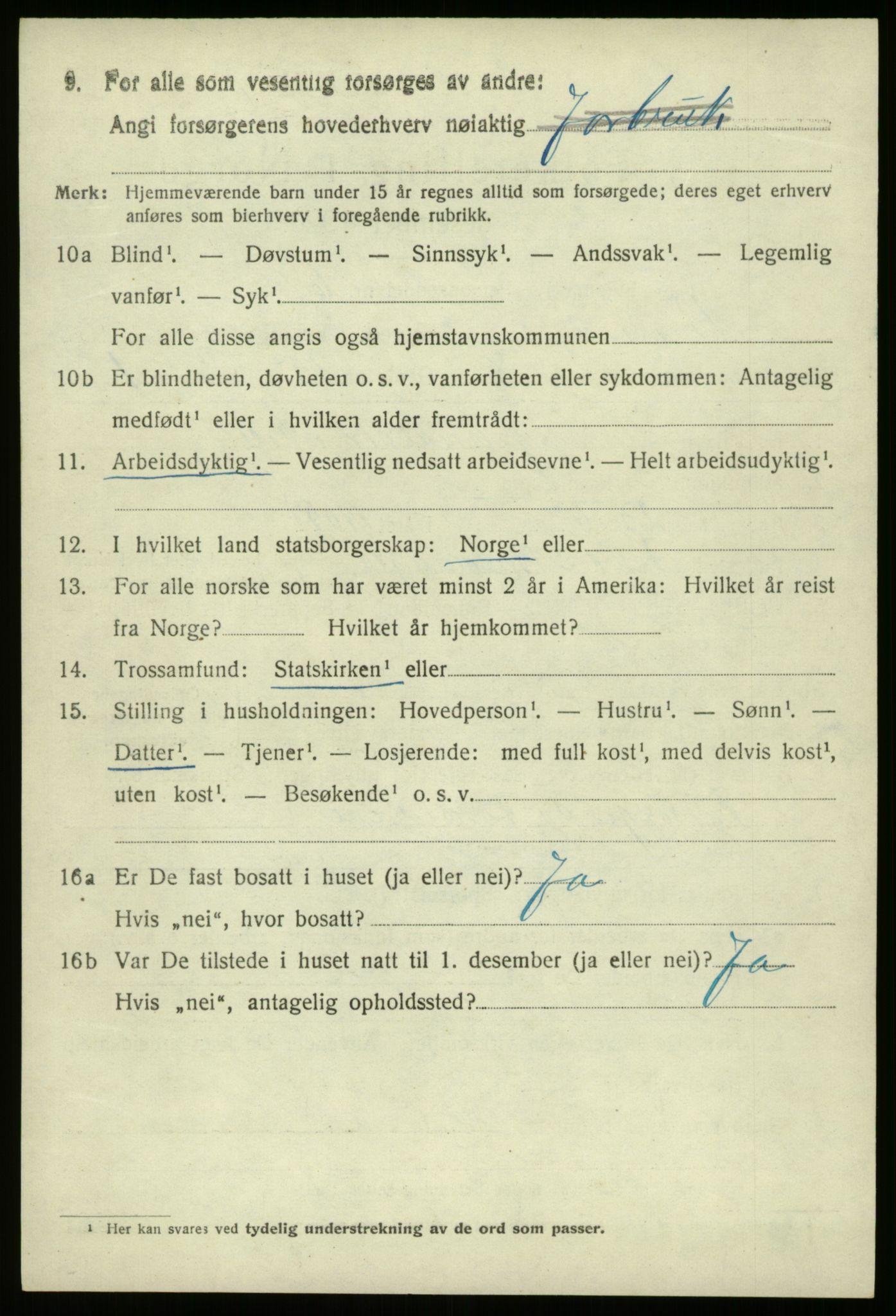 SAB, 1920 census for Bremanger, 1920, p. 5515