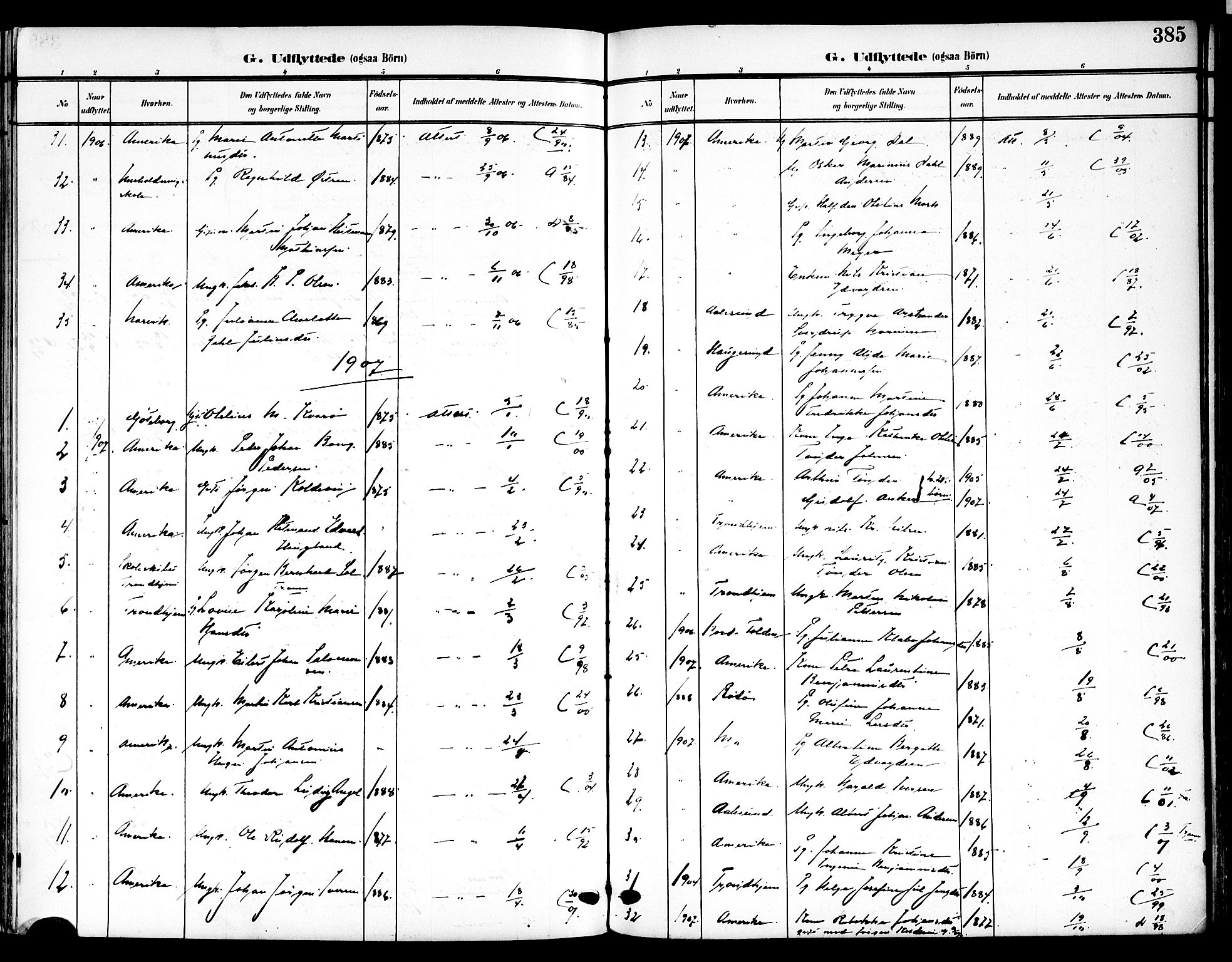 Ministerialprotokoller, klokkerbøker og fødselsregistre - Nordland, SAT/A-1459/839/L0569: Parish register (official) no. 839A06, 1903-1922, p. 385
