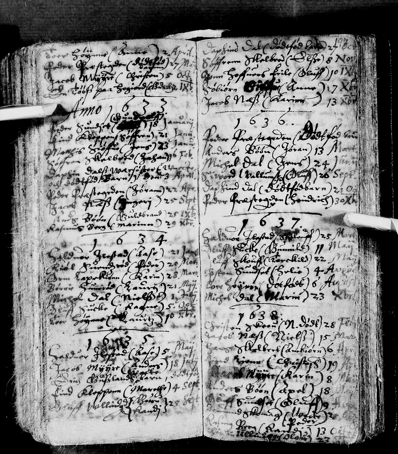 Andebu kirkebøker, SAKO/A-336/F/Fa/L0001: Parish register (official) no. 1 /3, 1623-1738, p. 197