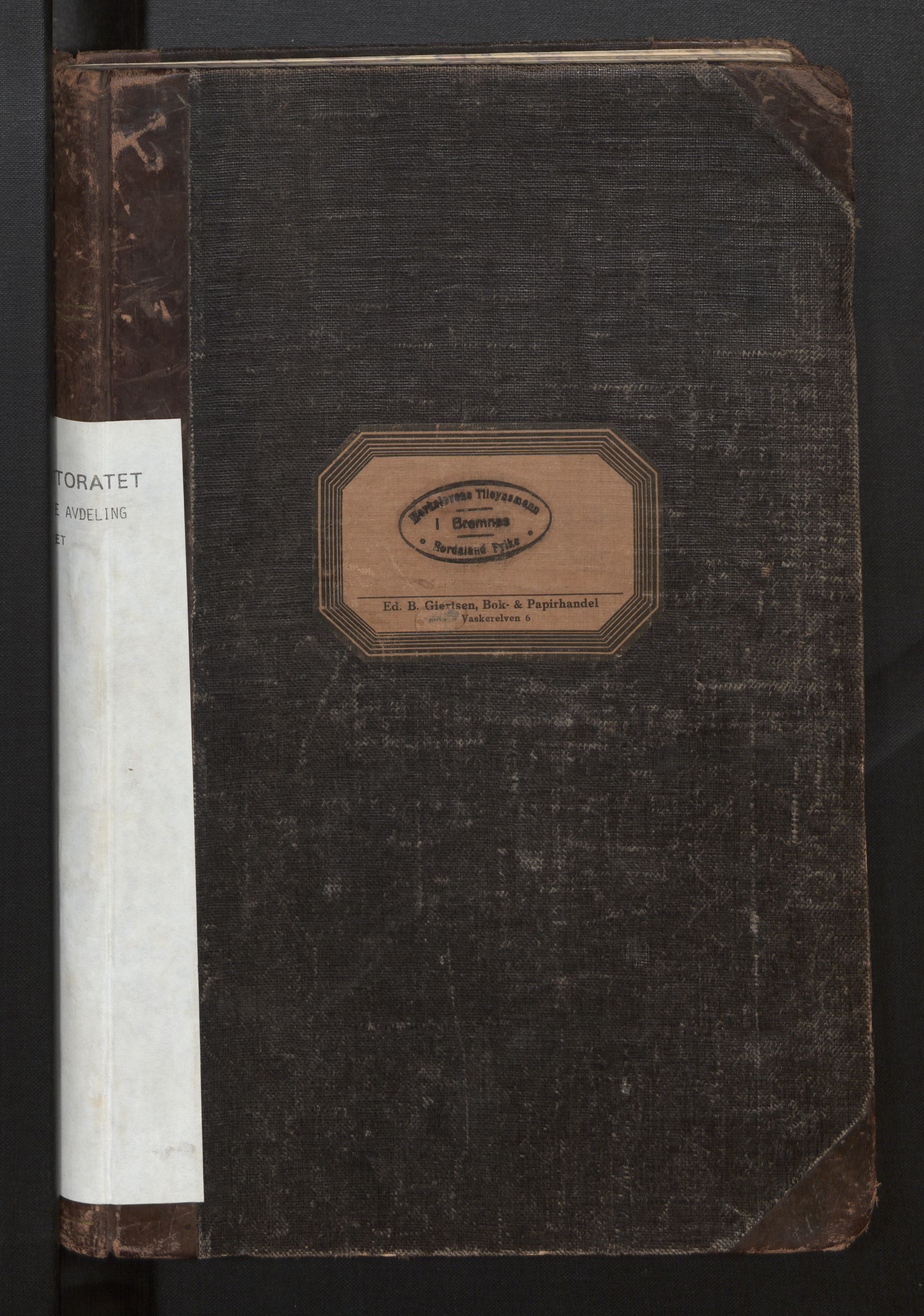 Fiskeridirektoratet - 1 Adm. ledelse - 13 Båtkontoret, AV/SAB-A-2003/I/Ia/Iah/L0021: 135.0807/1 Merkeprotokoll - Bremnes, 1920-1921