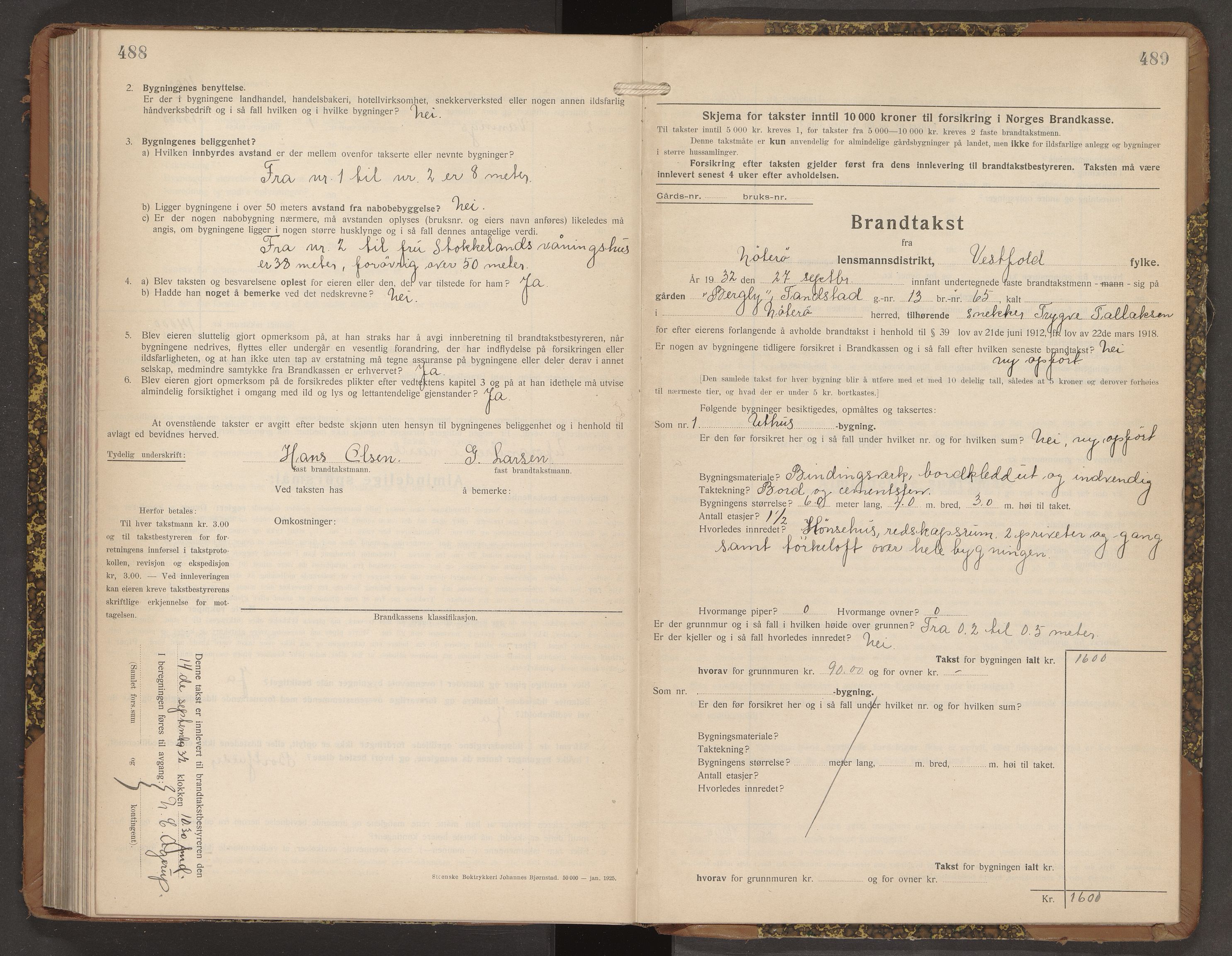 Nøtterøy lensmannskontor, AV/SAKO-A-540/Y/Yg/Ygb/L0008: Skjematakstprotokoll, 1928-1932, p. 488-489