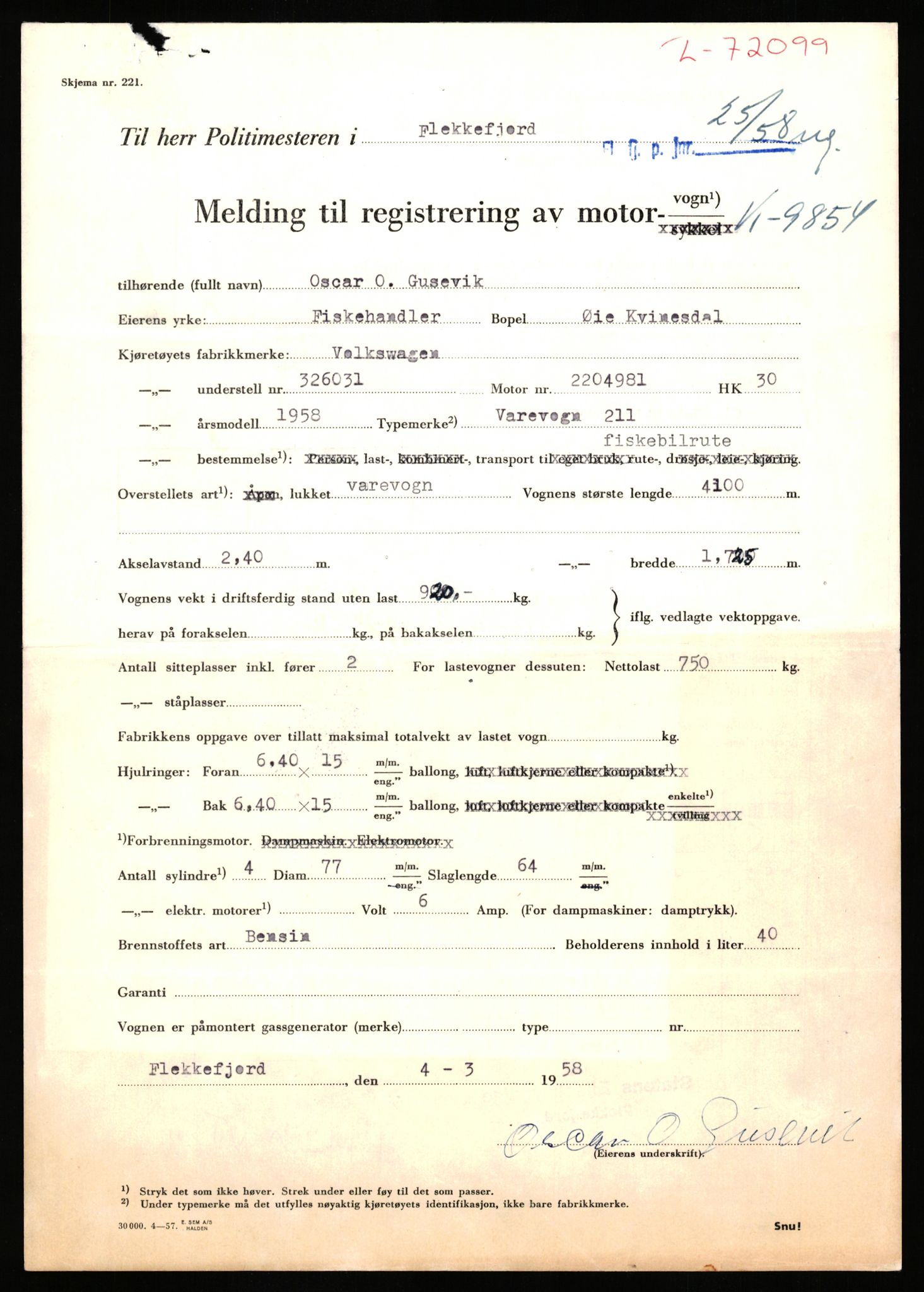 Stavanger trafikkstasjon, AV/SAST-A-101942/0/F/L0067: L-71600 - L-74999, 1930-1971, p. 337