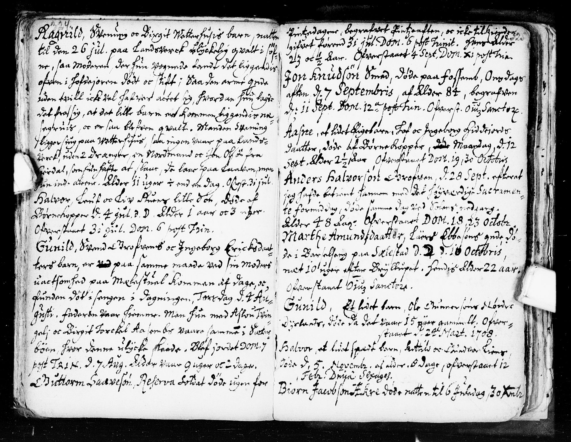 Seljord kirkebøker, SAKO/A-20/F/Fa/L0002: Parish register (official) no. I 2, 1689-1713, p. 324-325