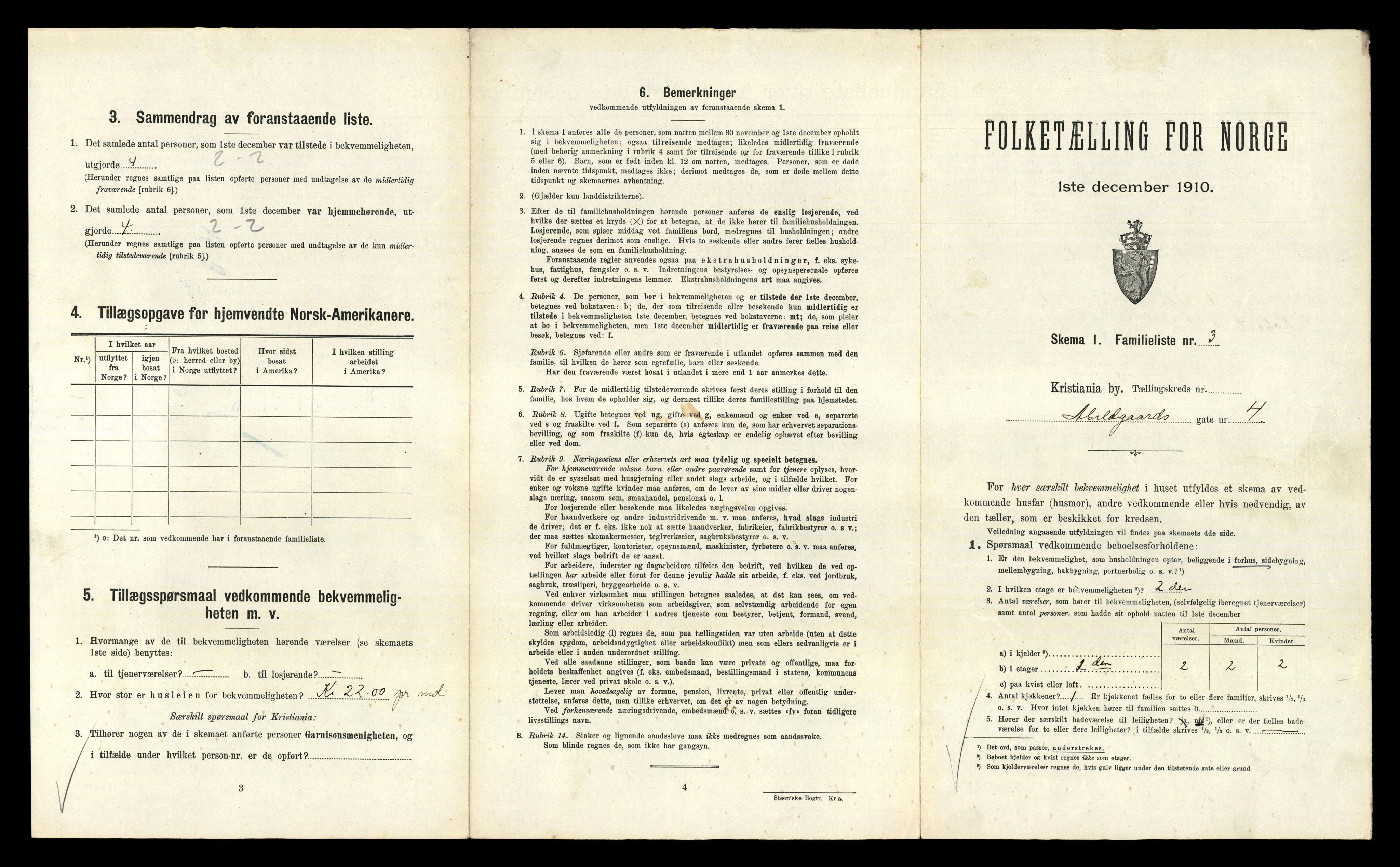 RA, 1910 census for Kristiania, 1910, p. 2103