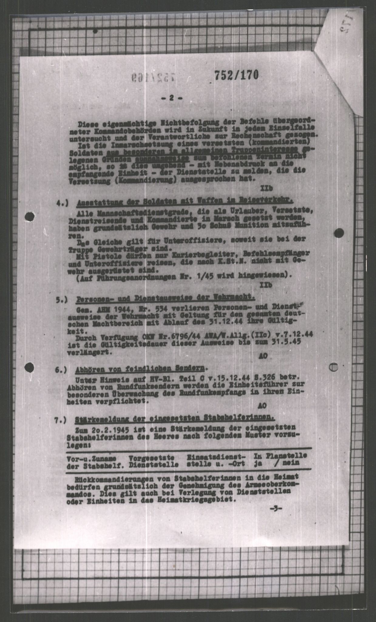 Forsvarets Overkommando. 2 kontor. Arkiv 11.4. Spredte tyske arkivsaker, AV/RA-RAFA-7031/D/Dar/Dara/L0002: Krigsdagbøker for 20. Gebirgs-Armee-Oberkommando (AOK 20), 1945, p. 705