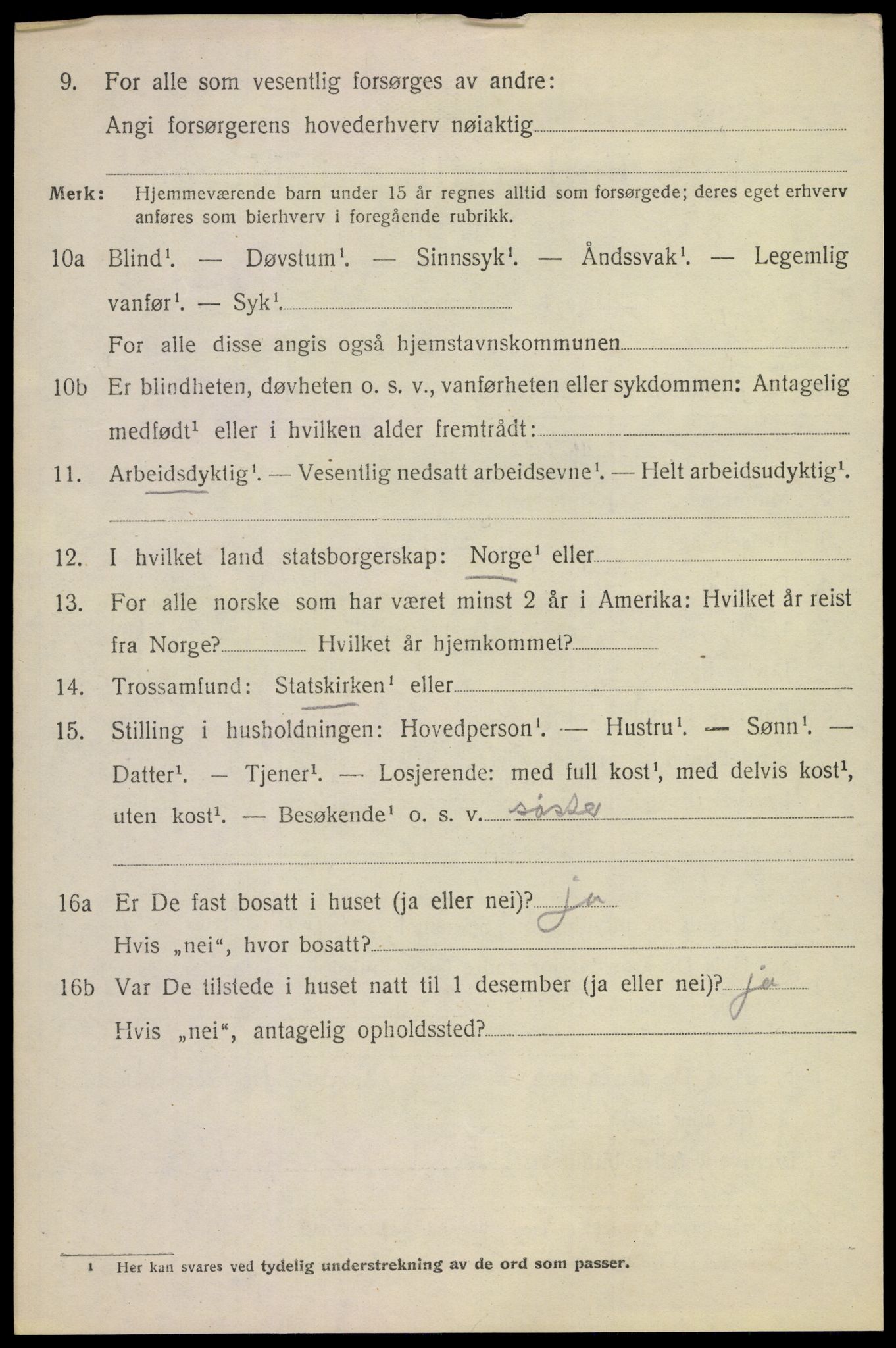 SAKO, 1920 census for Ytre Sandsvær, 1920, p. 6873