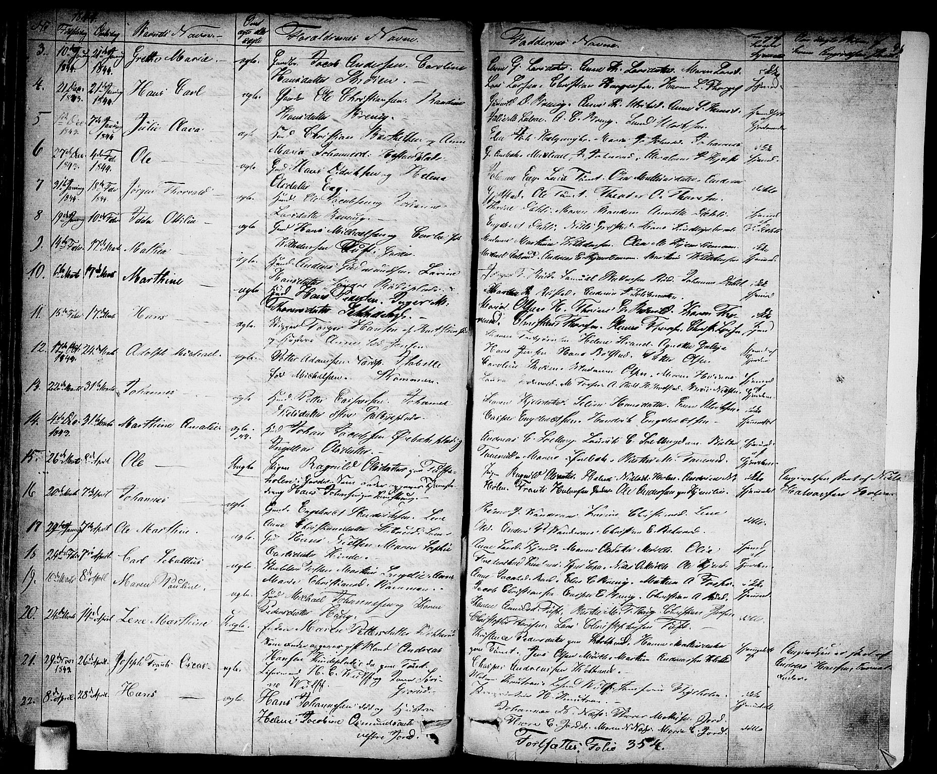 Vestby prestekontor Kirkebøker, AV/SAO-A-10893/F/Fa/L0006: Parish register (official) no. I 6, 1827-1849, p. 96