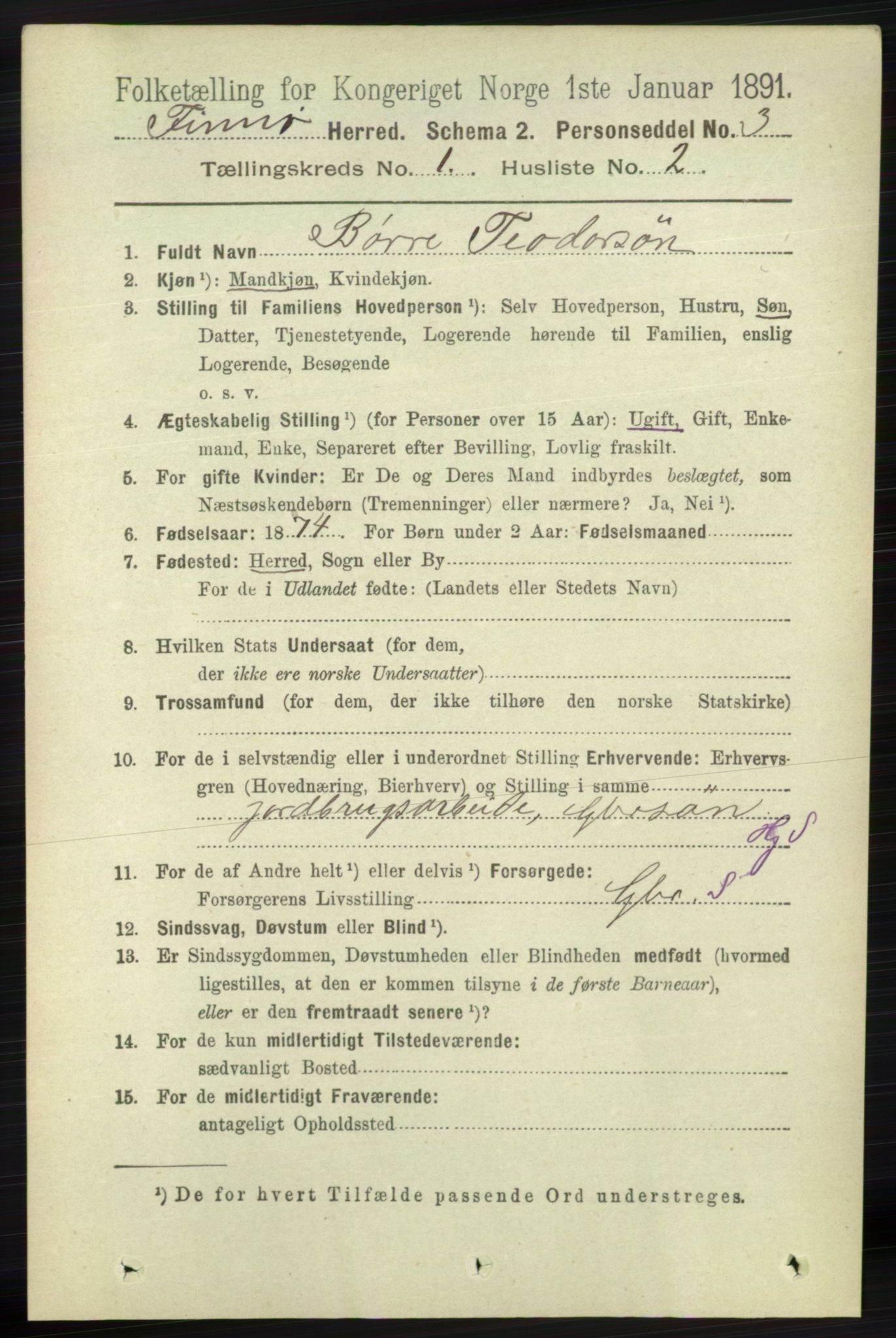 RA, 1891 census for 1141 Finnøy, 1891, p. 62