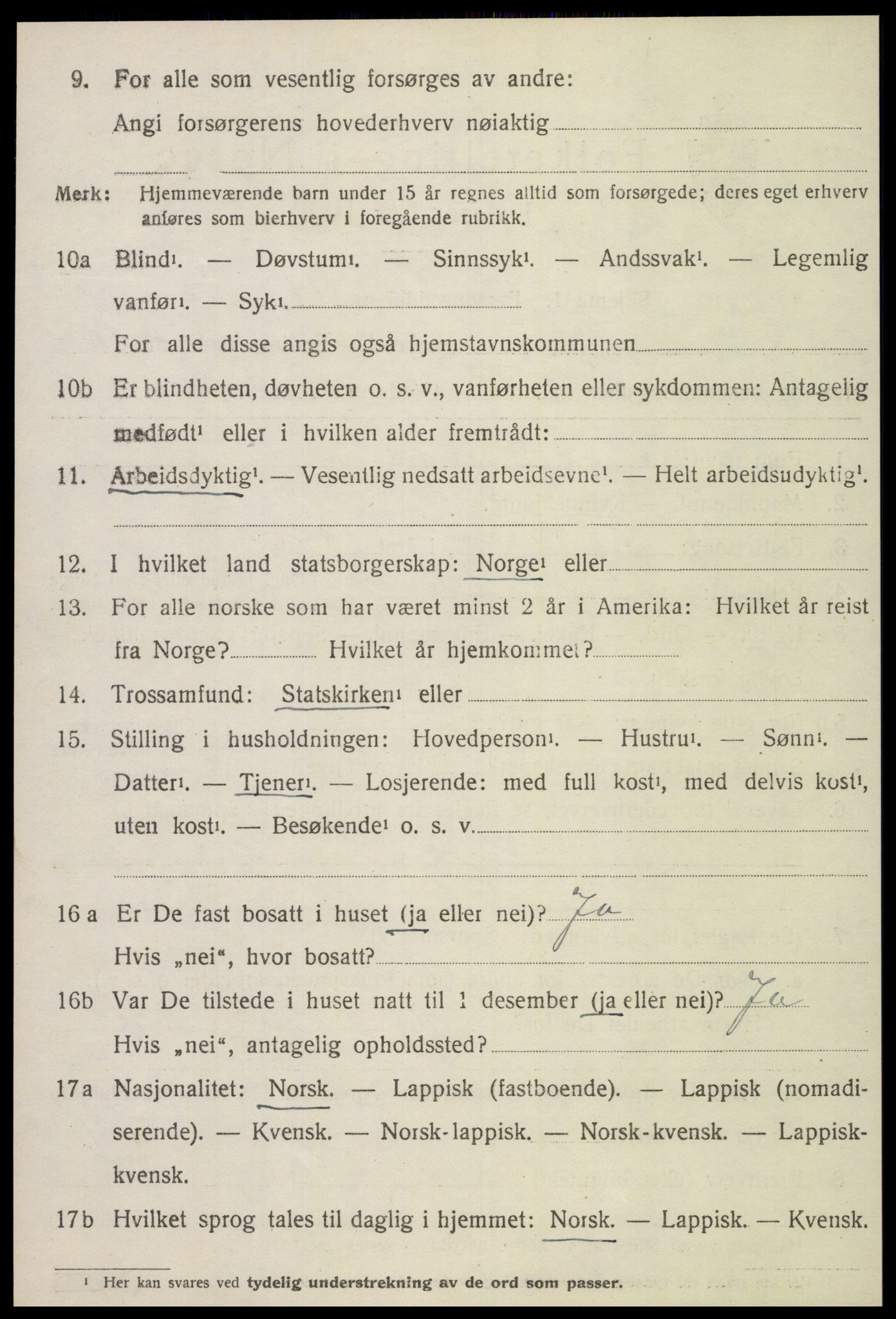 SAT, 1920 census for Inderøy, 1920, p. 6644