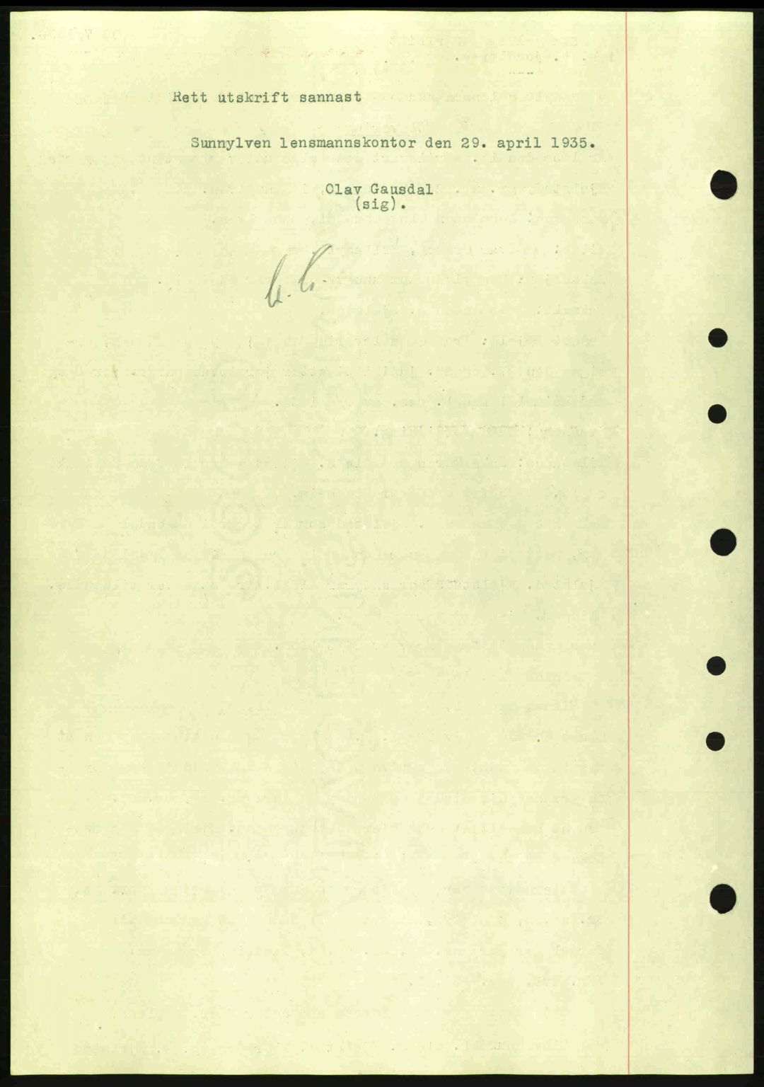 Nordre Sunnmøre sorenskriveri, AV/SAT-A-0006/1/2/2C/2Ca: Mortgage book no. A2, 1936-1937, Diary no: : 1357/1936