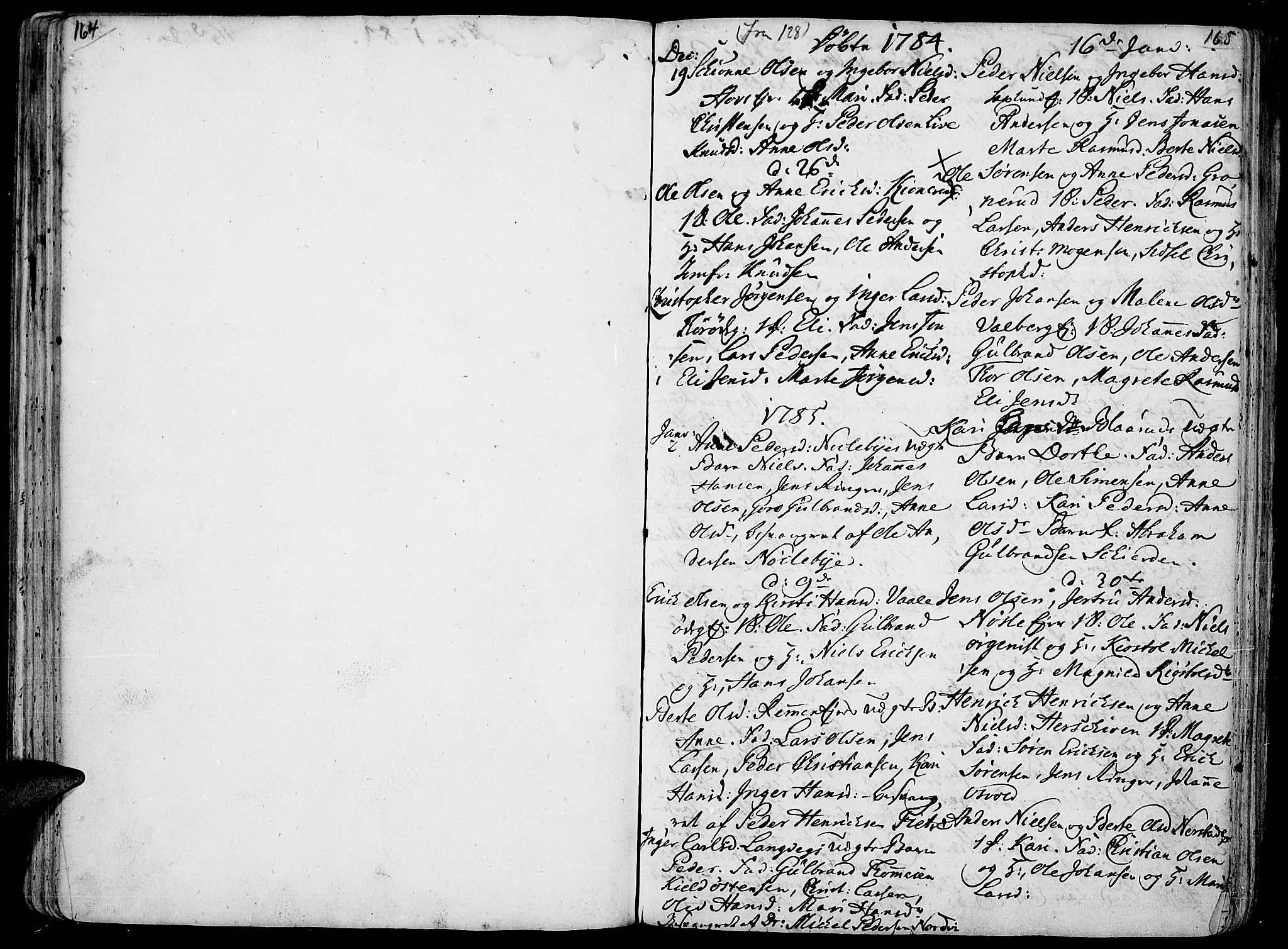 Stange prestekontor, SAH/PREST-002/K/L0006: Parish register (official) no. 6, 1762-1787, p. 164-165