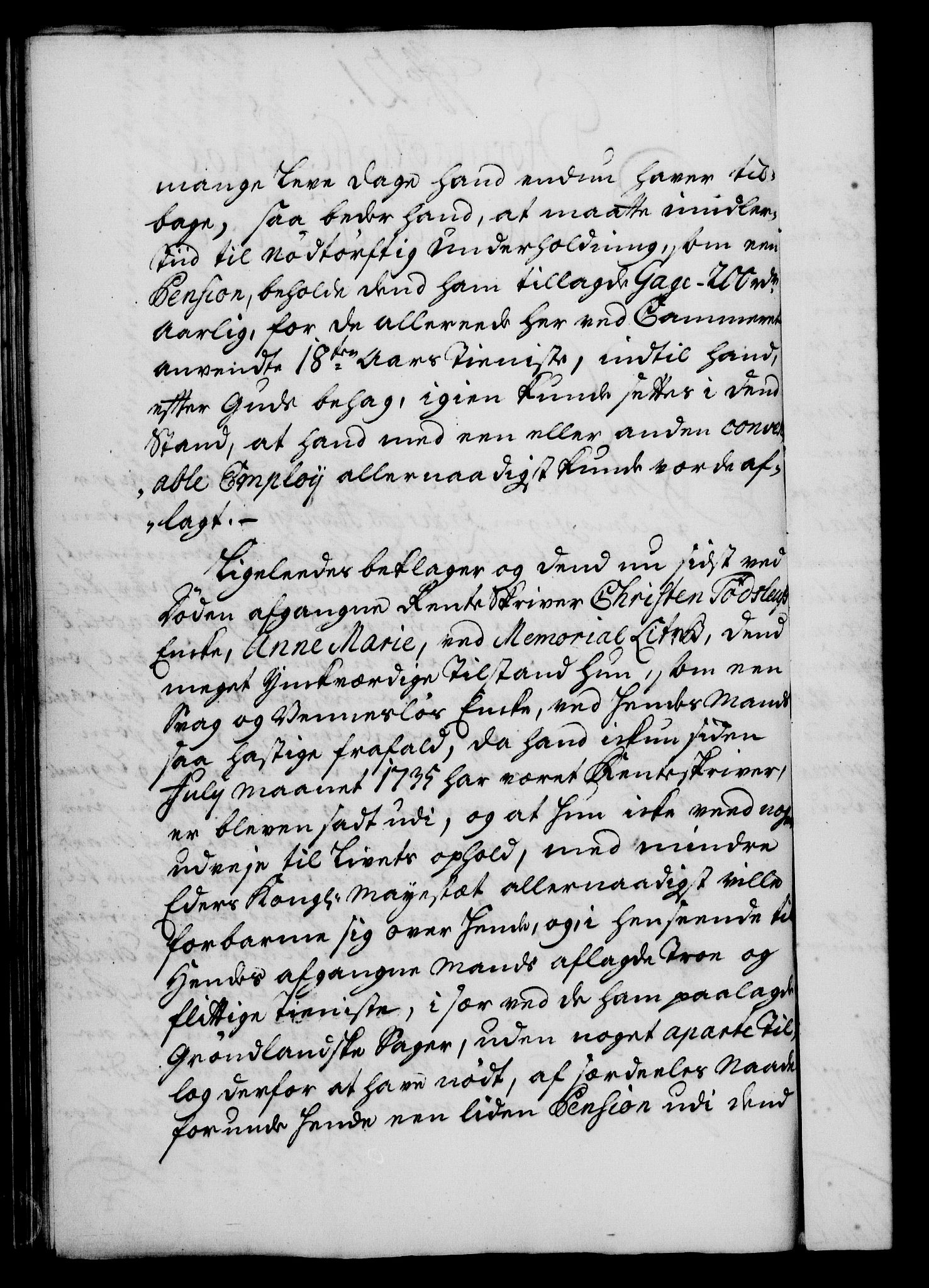 Rentekammeret, Kammerkanselliet, RA/EA-3111/G/Gf/Gfa/L0021: Norsk relasjons- og resolusjonsprotokoll (merket RK 52.21), 1738, p. 136
