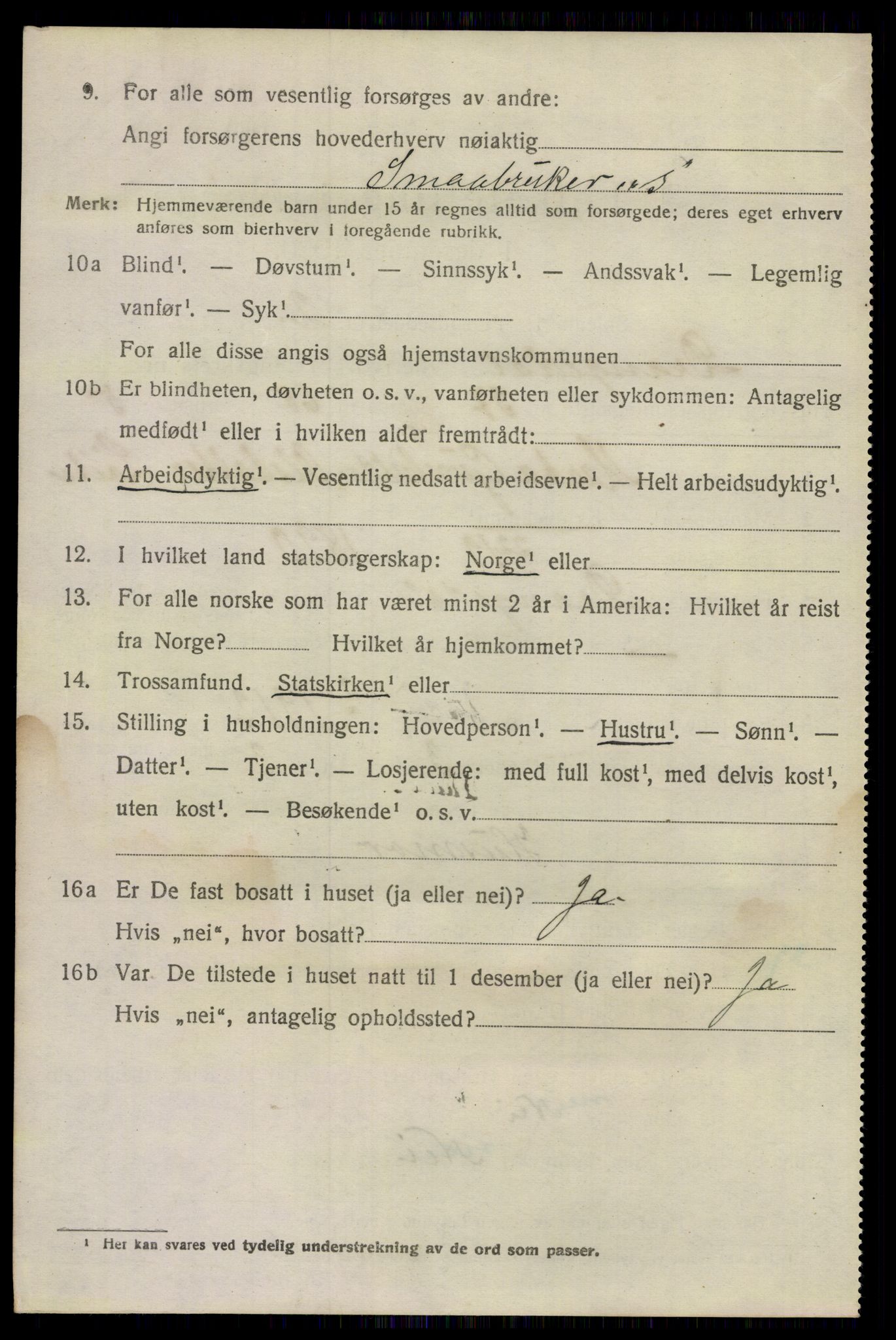 SAKO, 1920 census for Drangedal, 1920, p. 2062