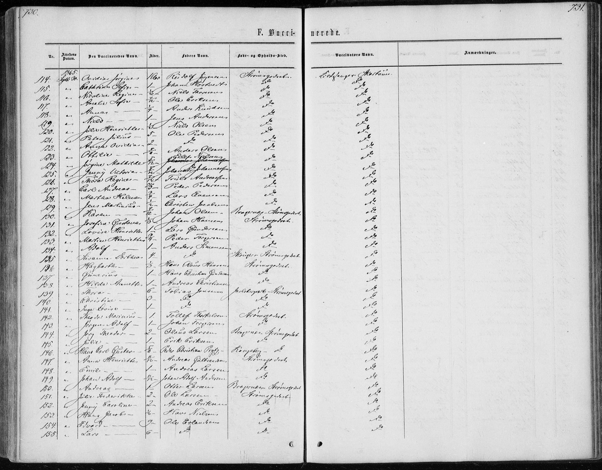 Skoger kirkebøker, AV/SAKO-A-59/F/Fa/L0004: Parish register (official) no. I 4, 1862-1872, p. 730-731