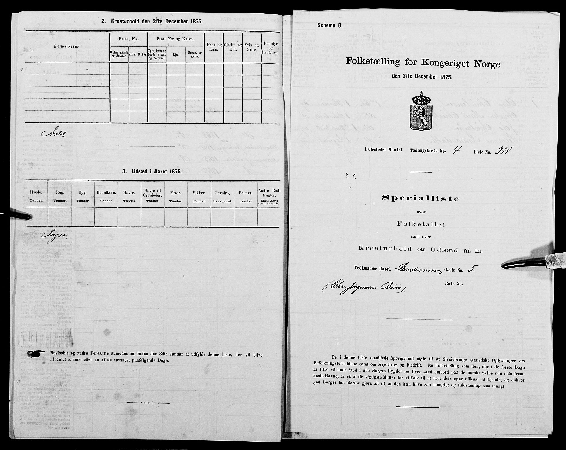 SAK, 1875 census for 1002B Mandal/Mandal, 1875, p. 653