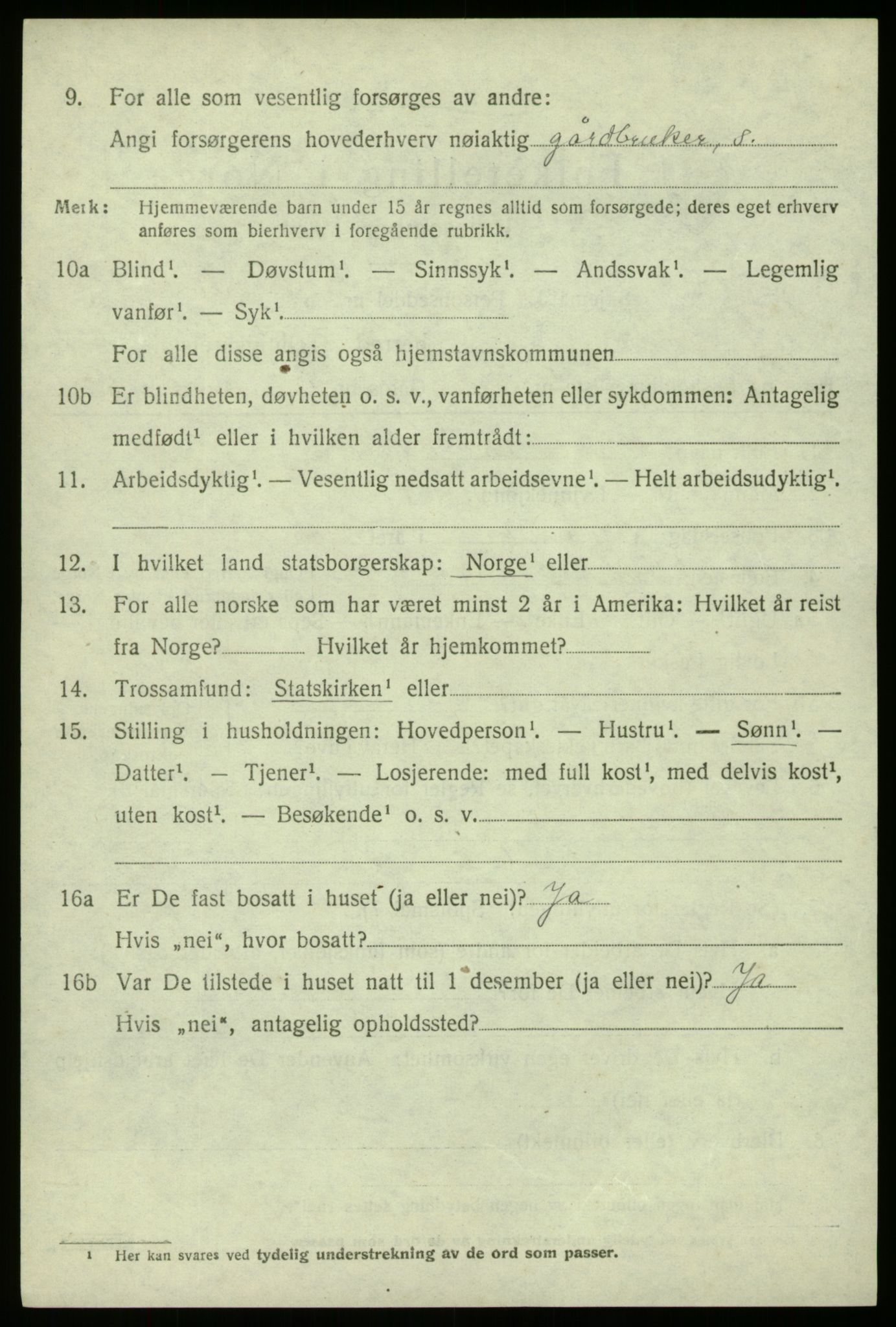 SAB, 1920 census for Fana, 1920, p. 24688