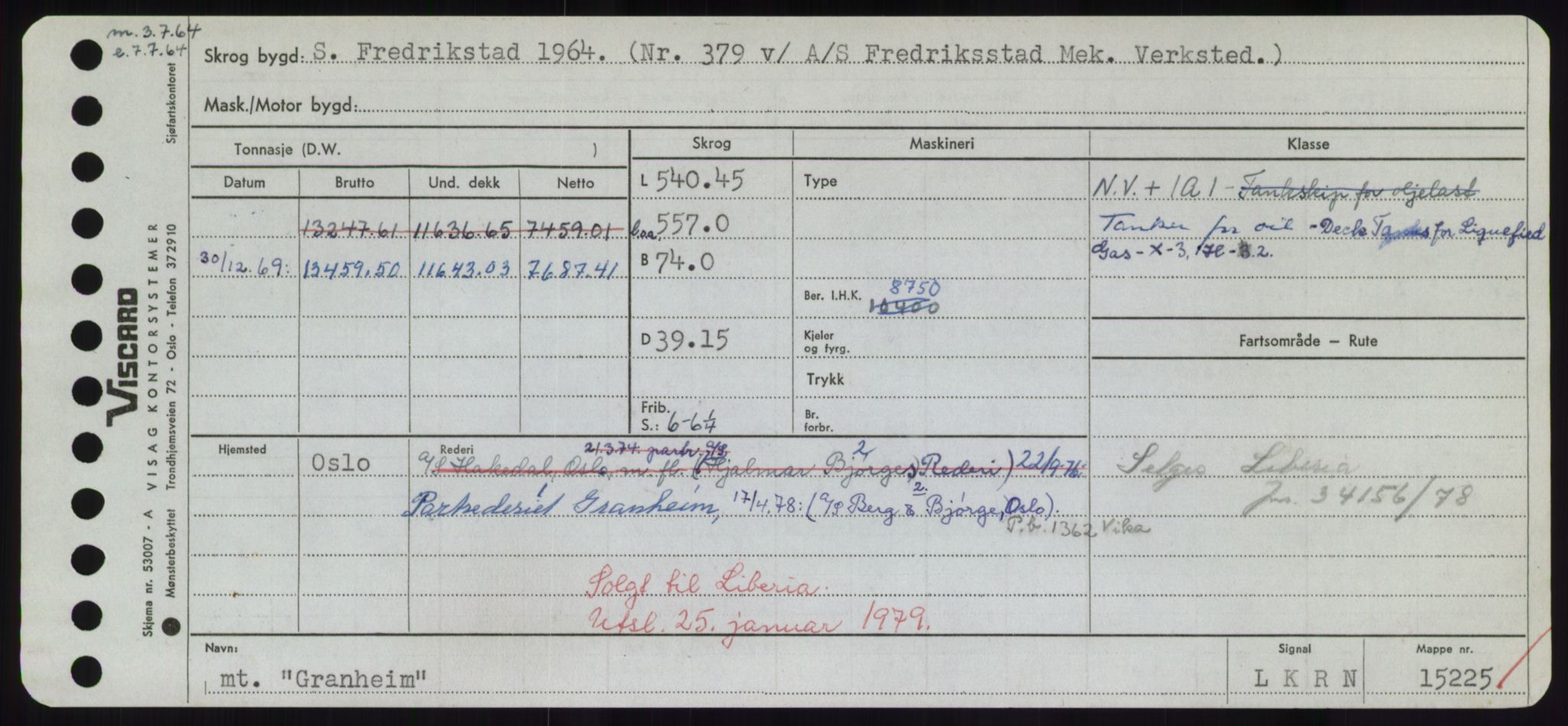 Sjøfartsdirektoratet med forløpere, Skipsmålingen, RA/S-1627/H/Hd/L0013: Fartøy, Gne-Gås, p. 143