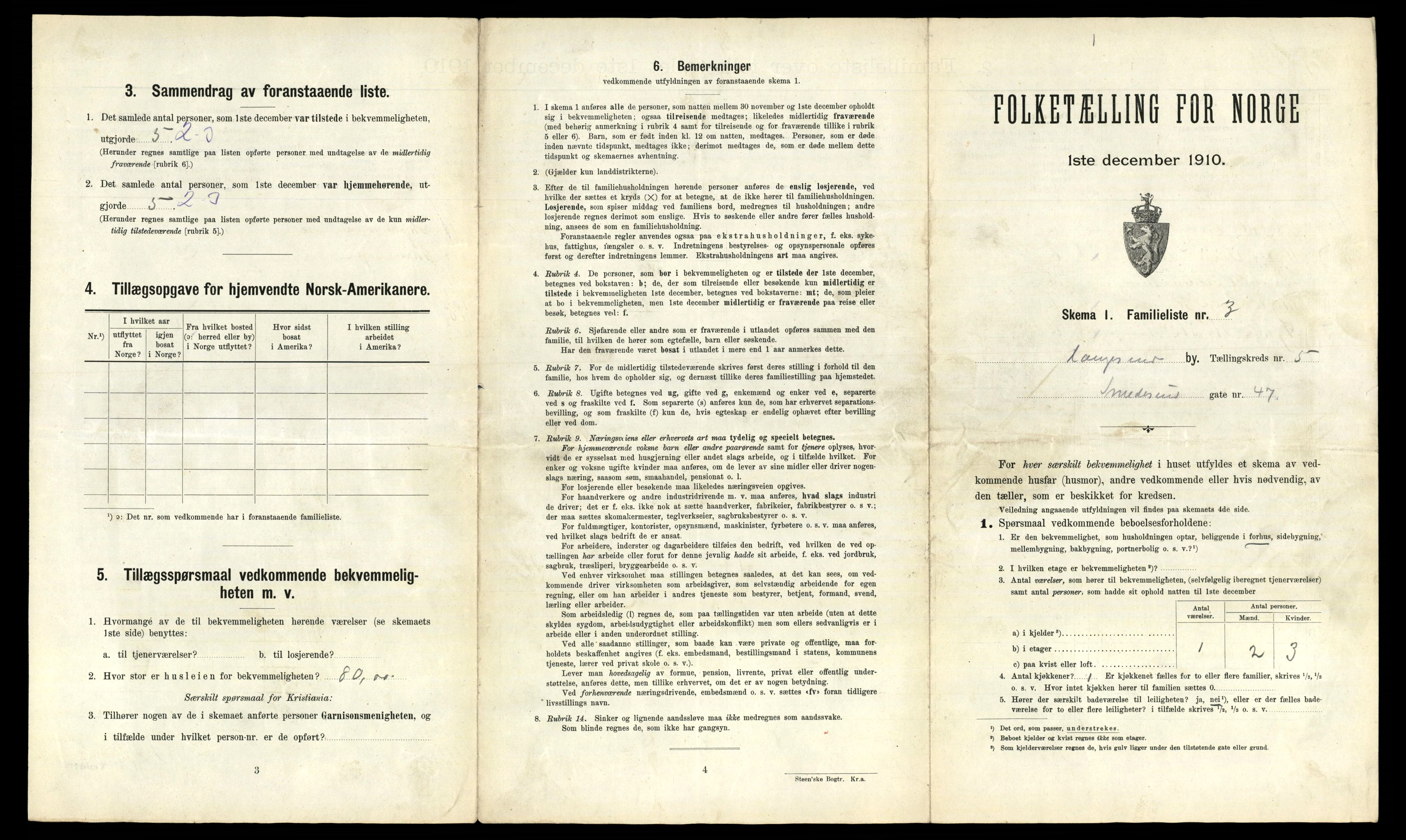 RA, 1910 census for Haugesund, 1910, p. 3188