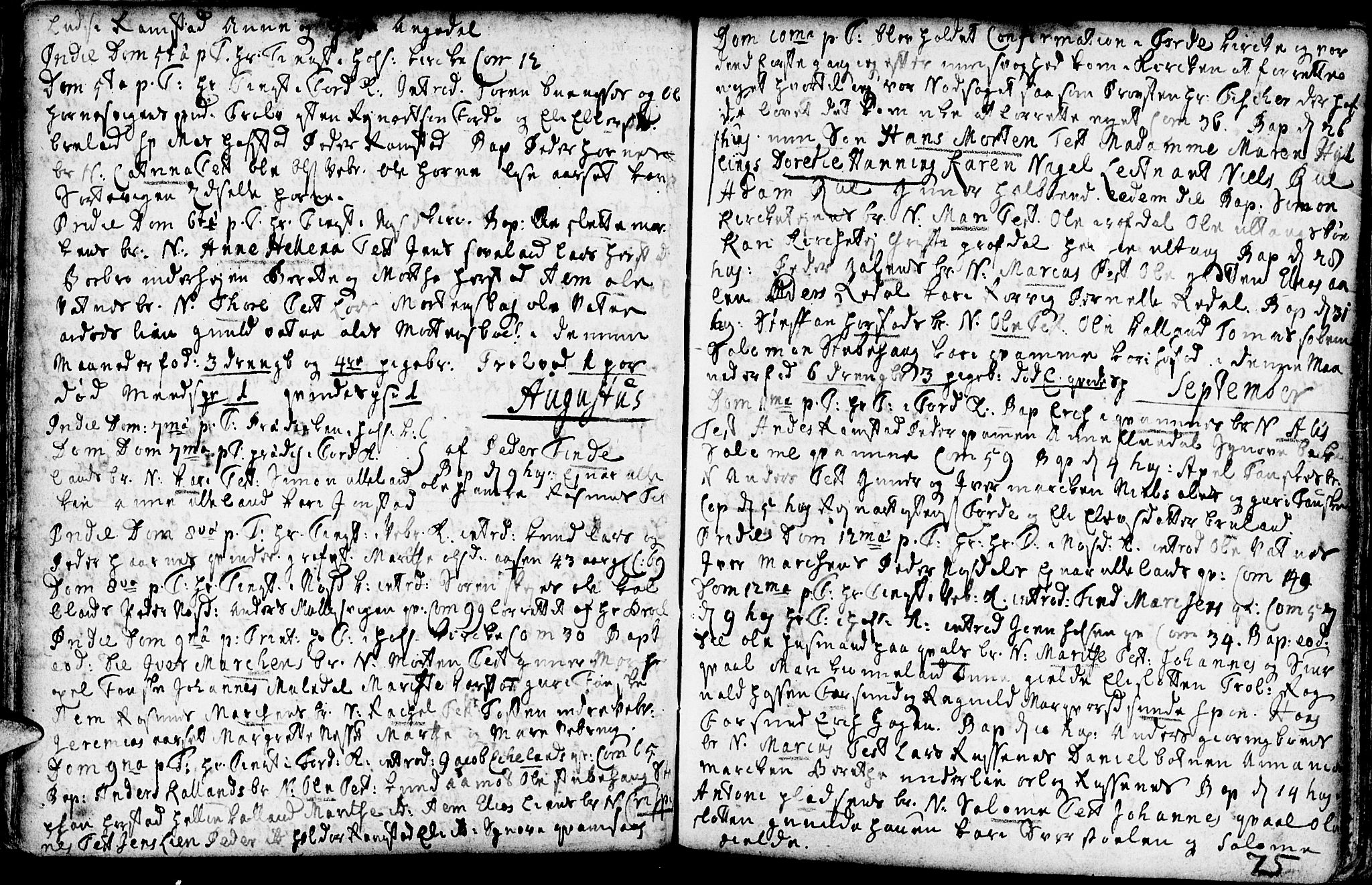 Førde sokneprestembete, AV/SAB-A-79901/H/Haa/Haaa/L0002: Parish register (official) no. A 2, 1728-1748, p. 75