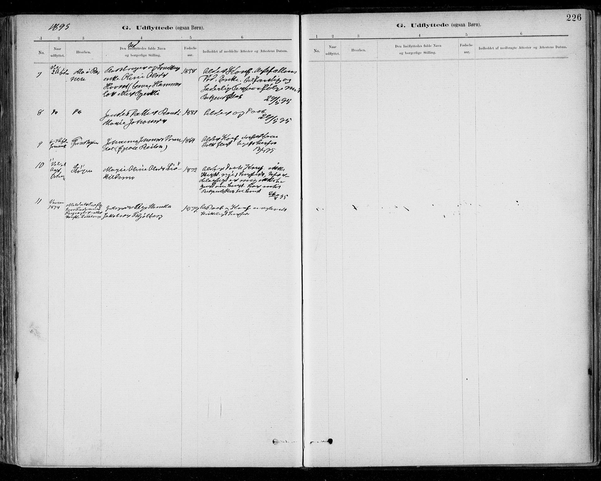 Ministerialprotokoller, klokkerbøker og fødselsregistre - Sør-Trøndelag, SAT/A-1456/668/L0810: Parish register (official) no. 668A10, 1881-1894, p. 226