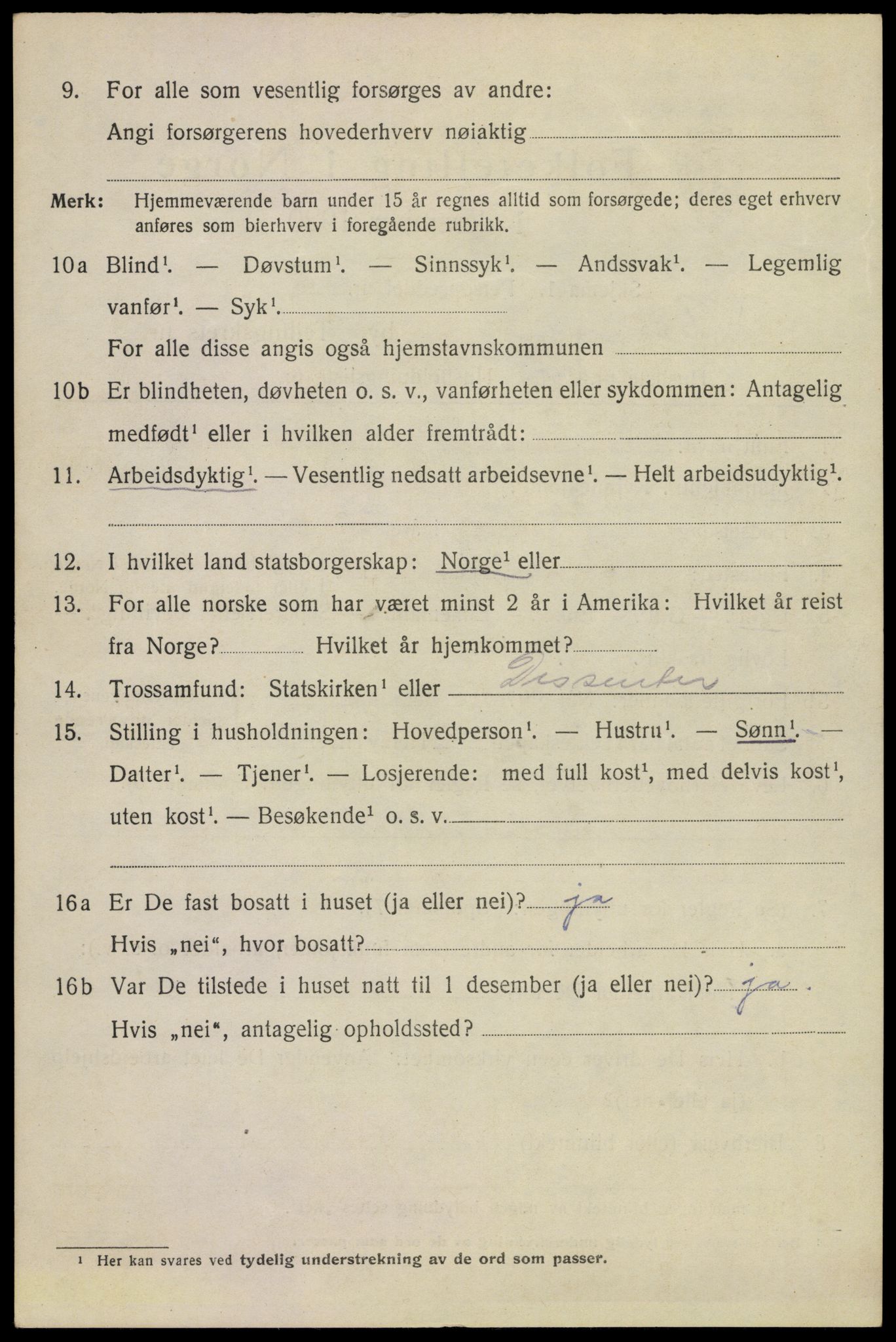 SAKO, 1920 census for Drammen, 1920, p. 50164