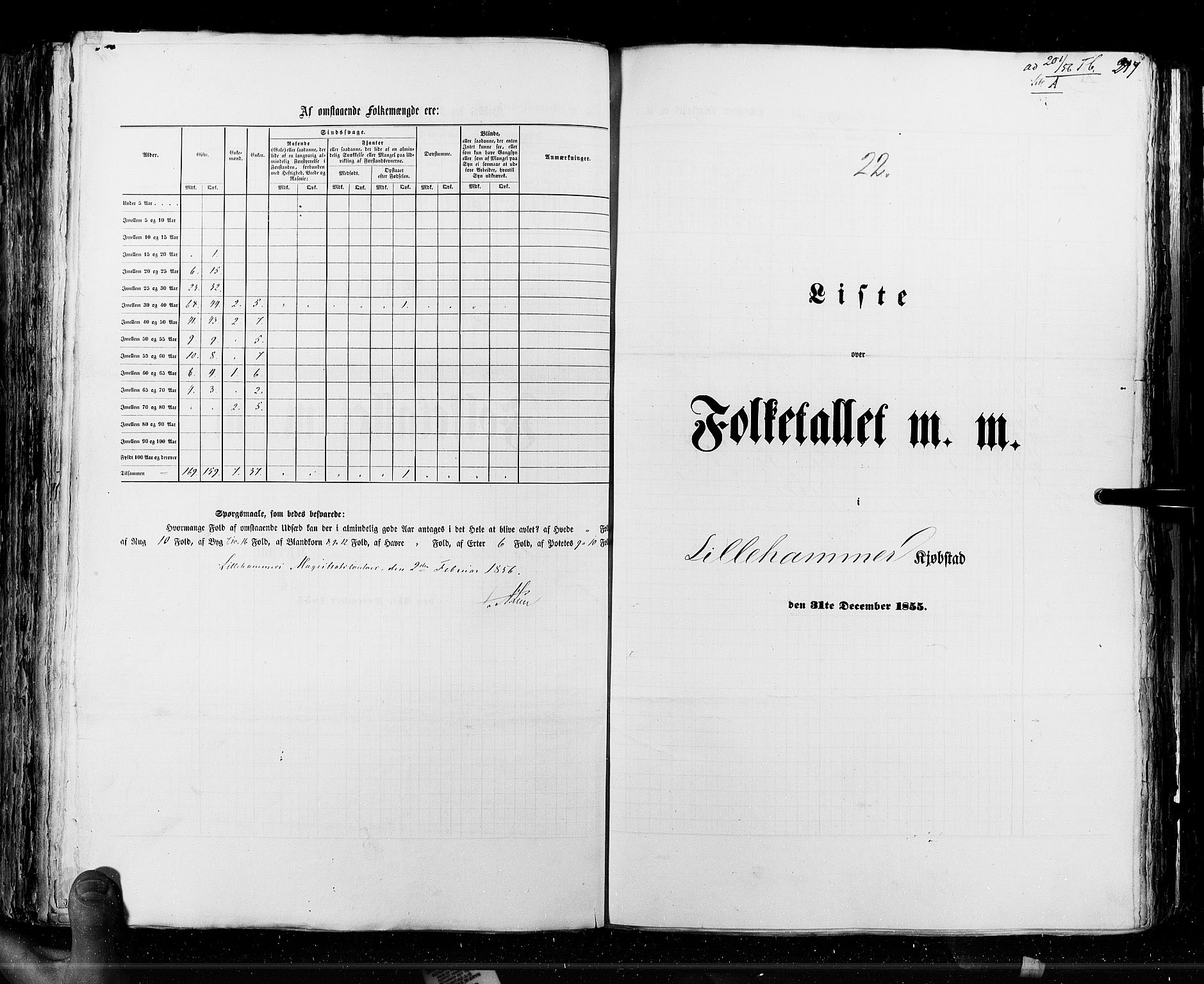 RA, Census 1855, vol. 7: Fredrikshald-Kragerø, 1855, p. 217