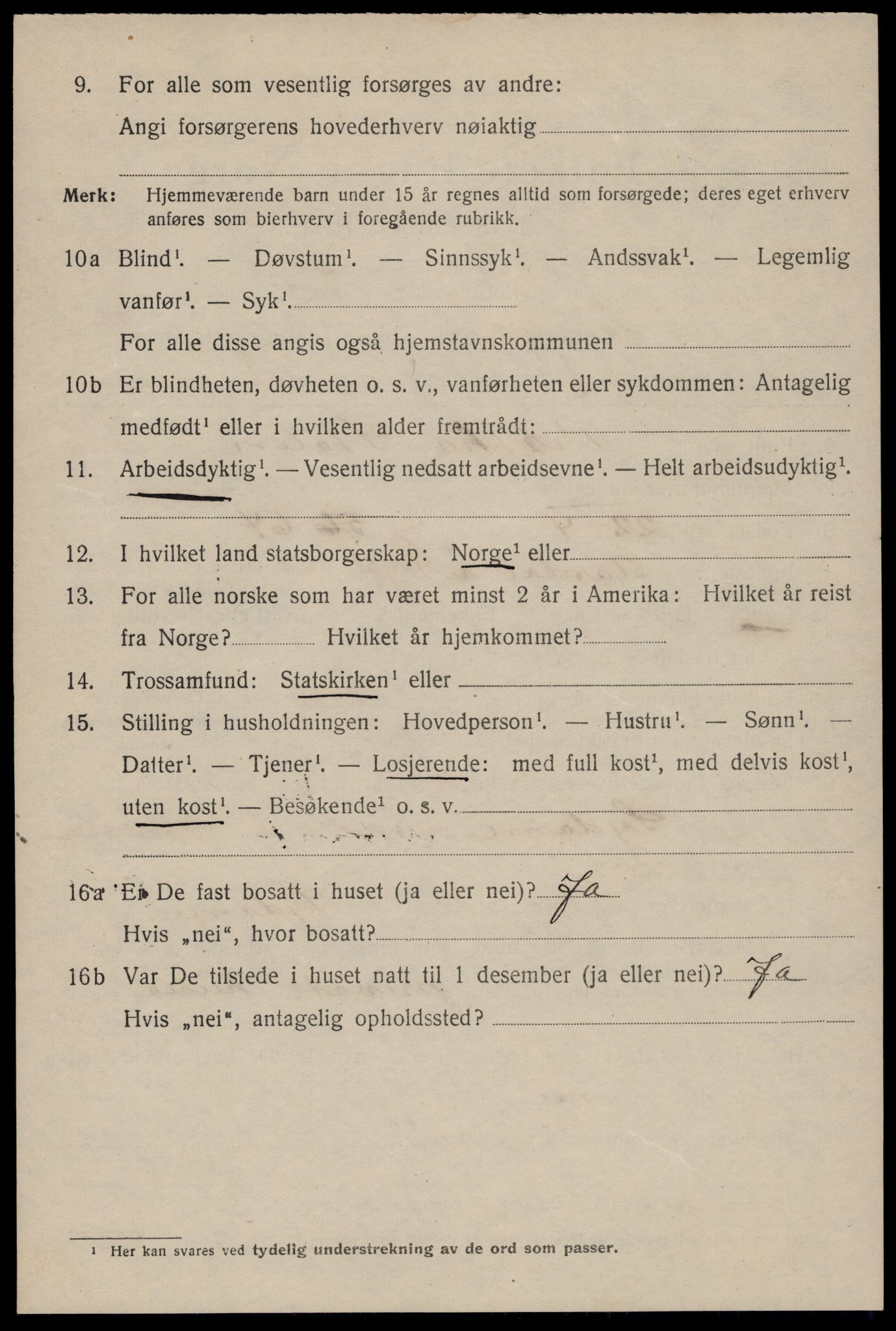 SAST, 1920 census for Stavanger, 1920, p. 90779