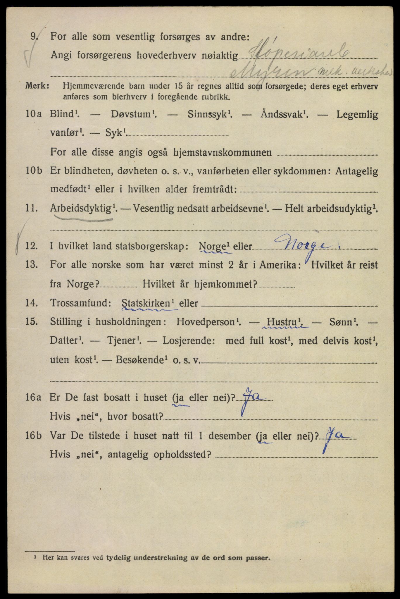 SAO, 1920 census for Kristiania, 1920, p. 643006